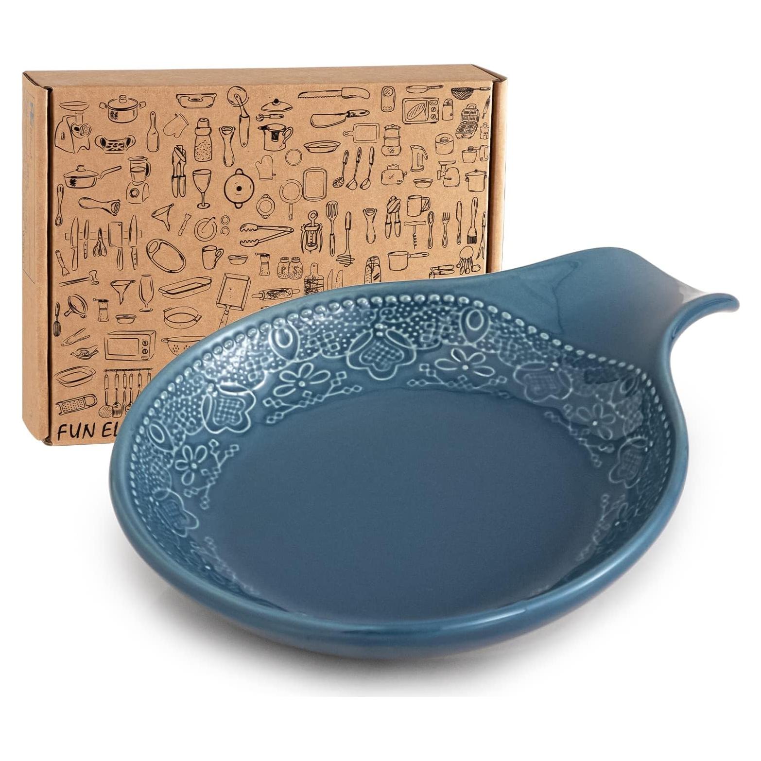 Soporte para Cuchara de Cerámica FE FUN ELEMENTS 19x14 cm