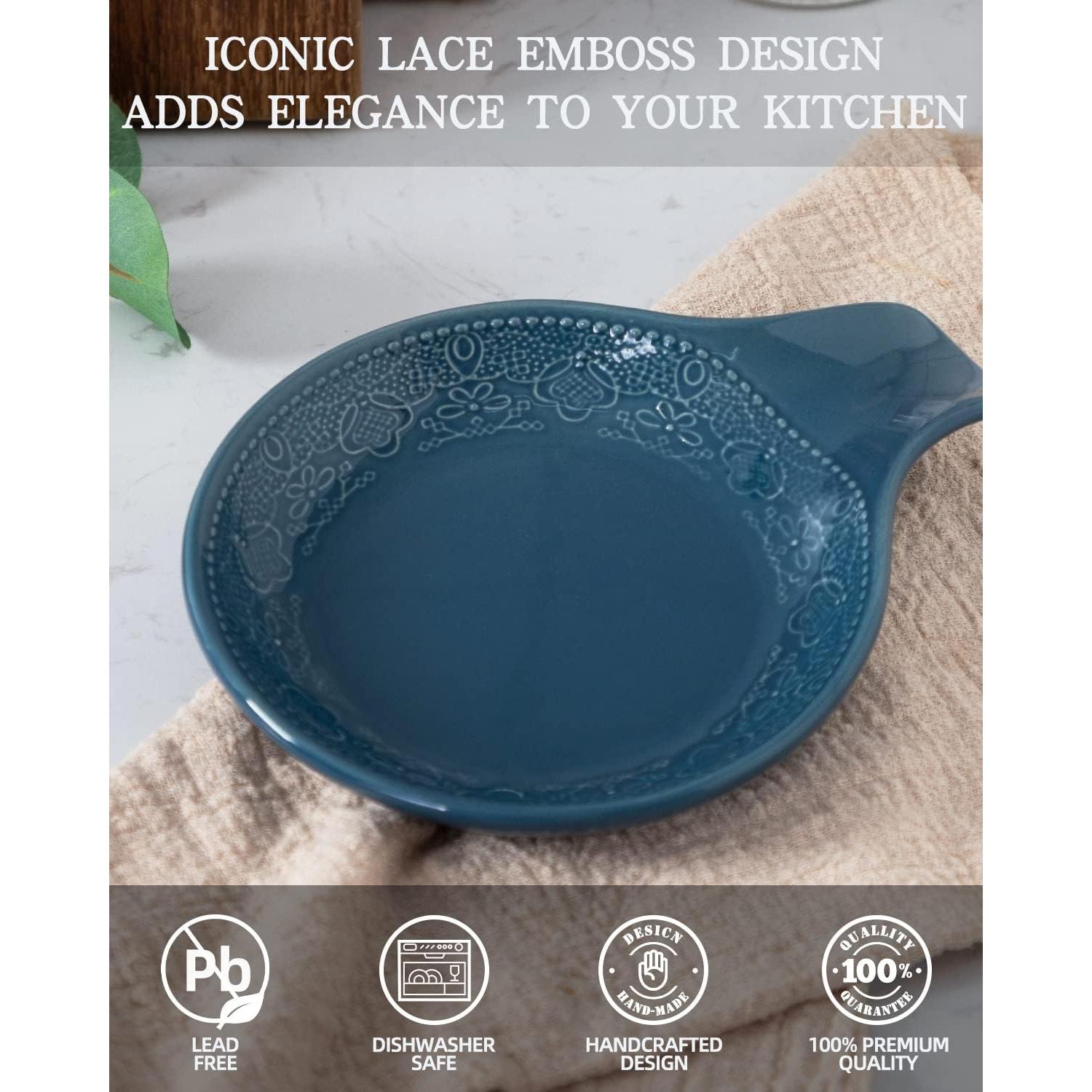 Soporte para Cuchara de Cerámica FE FUN ELEMENTS 19x14 cm