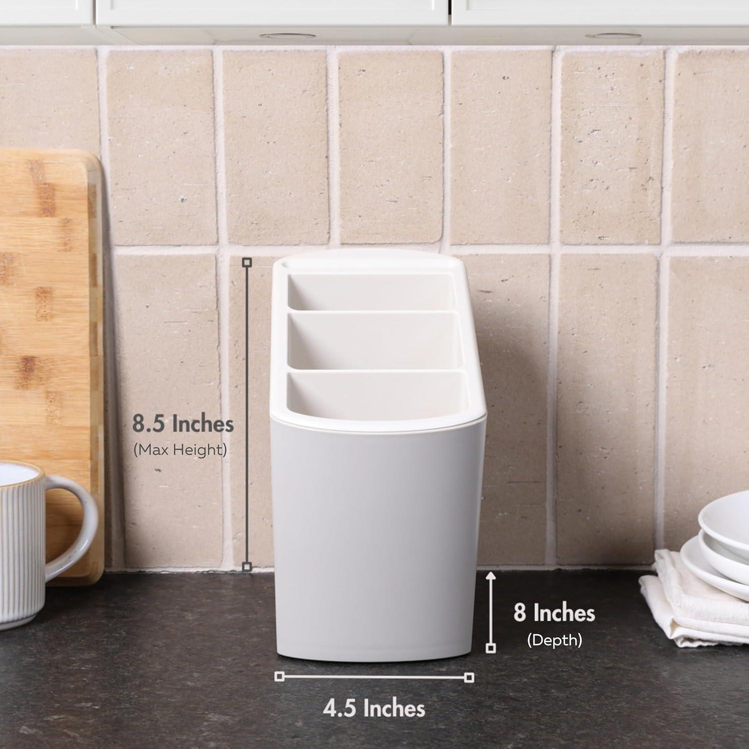 Soporte de Utensilios de Cocina Honed Negro con Reposapucheros