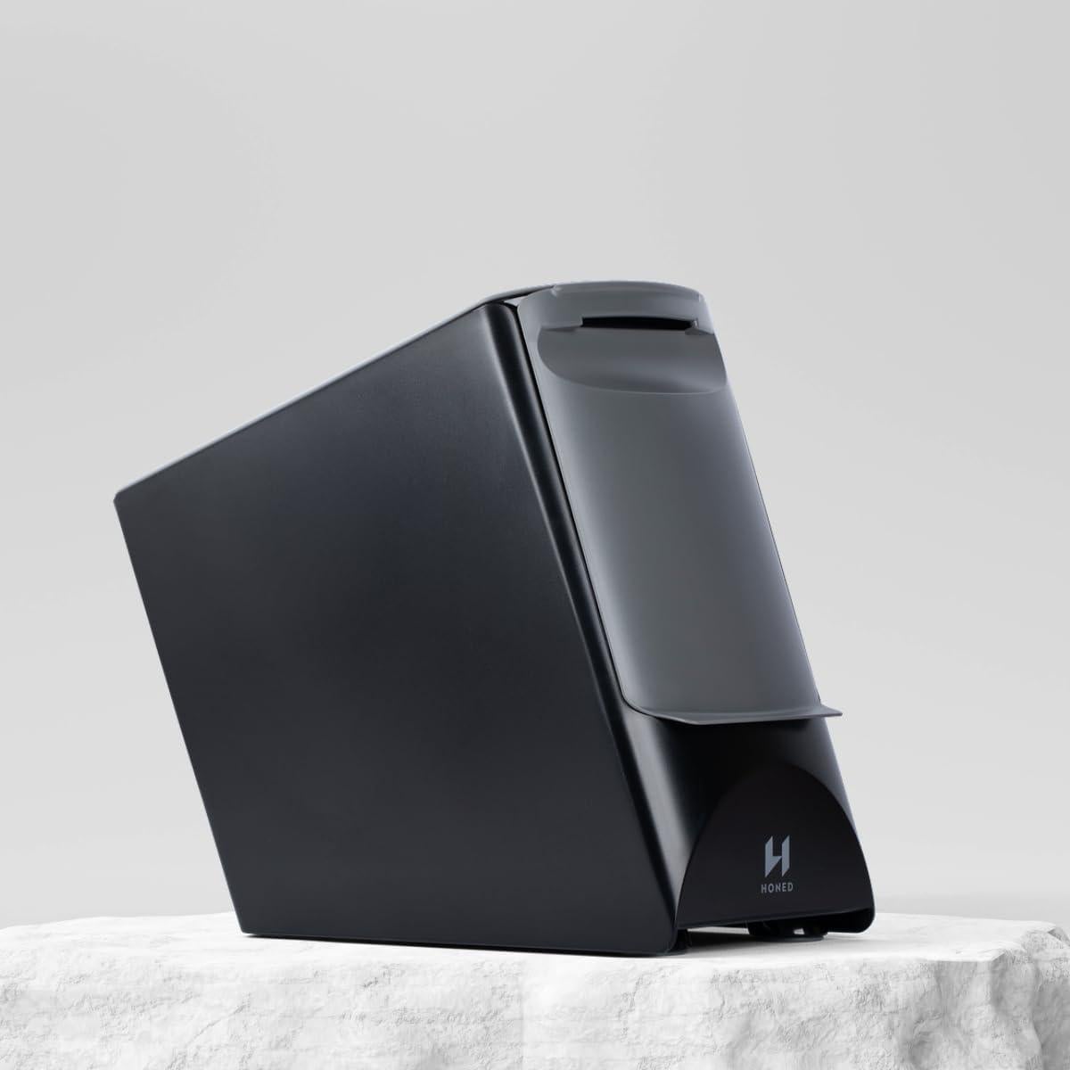 Soporte de Utensilios de Cocina Honed Negro con Reposapucheros