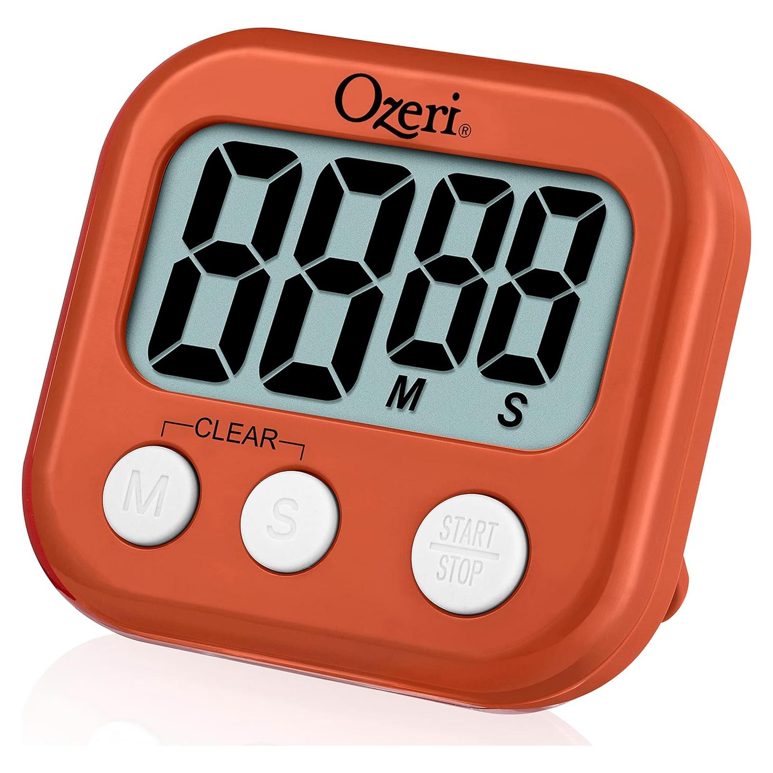 Temporizador de Cocina Ozeri KT1-ORN con Alarma y Pantalla LCD