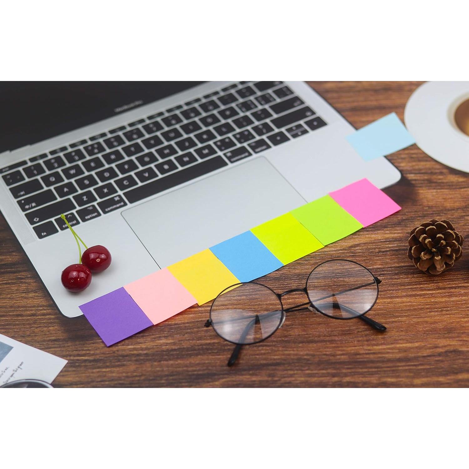 Notas Adhesivas YEECOK 3.81x5.08 cm 24 Pads 8 Colores