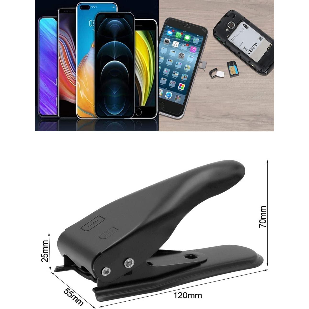 Cortador de tarjeta SIM 2 en 1 HIYITKS con adaptadores y pin