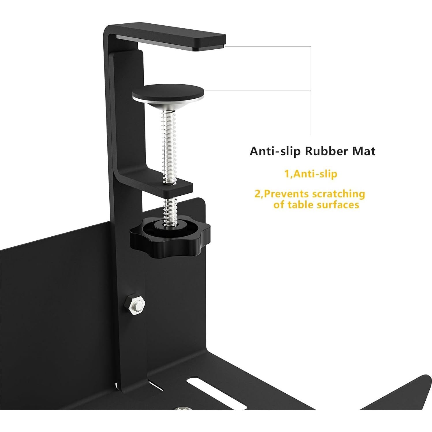 Bandeja de Gestión de Cables Vidor 43 cm Acero Negro 2 Pcs