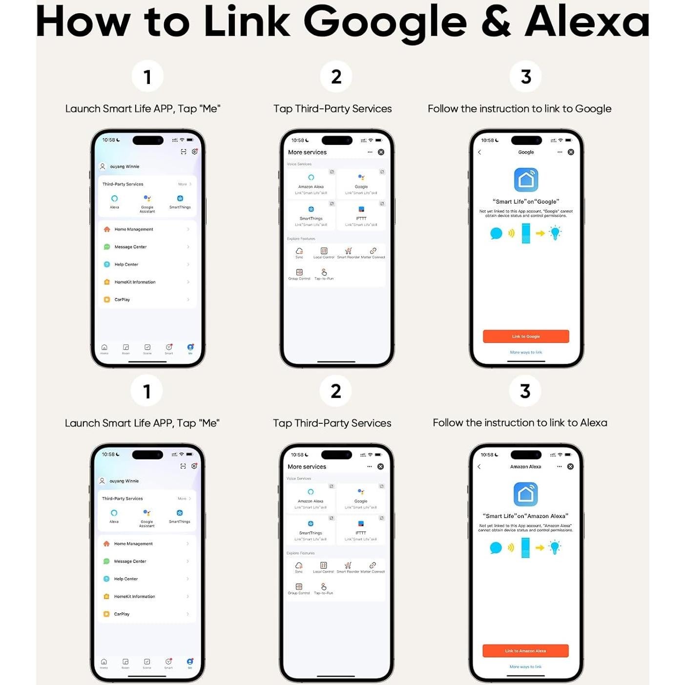 Regleta Inteligente Yozisital 8 Salidas 4 USB 1200J Protección