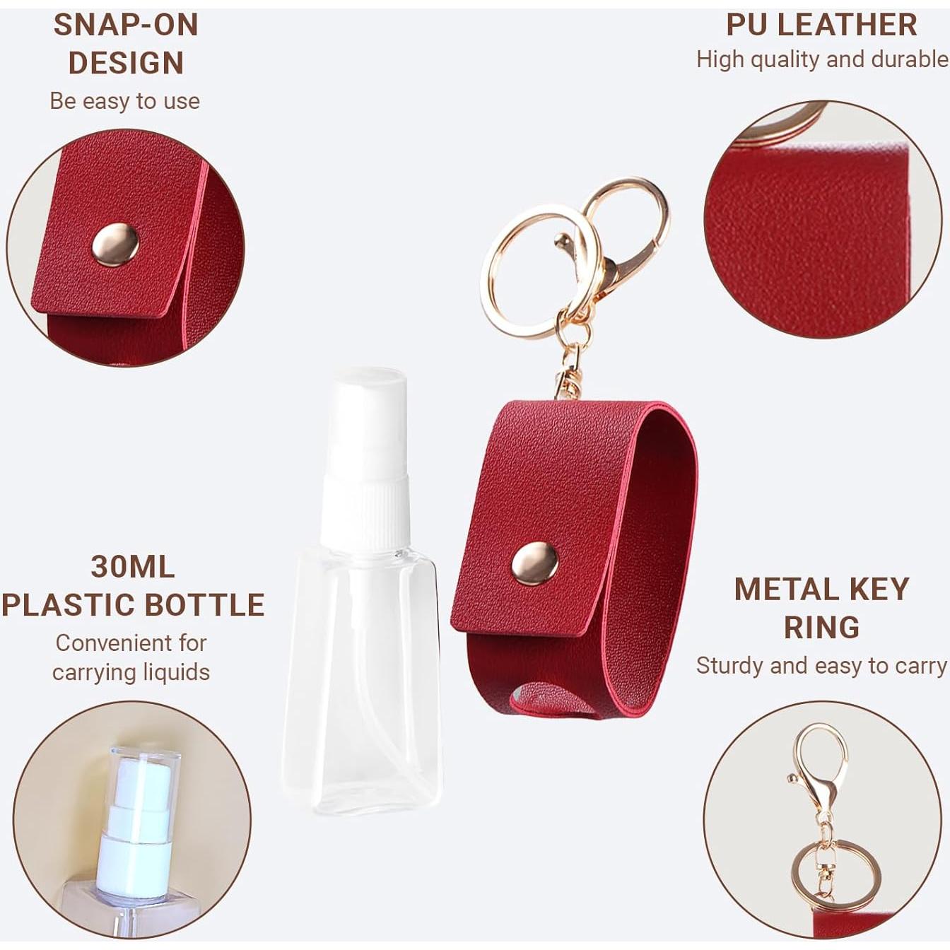 Botella de Spray de Alcohol WUMUZAI 30 ml Mini 6 Colores