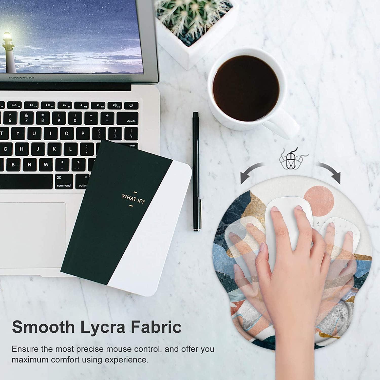 Reposamuñecas ergonómico U-Topest con alfombrilla de ratón