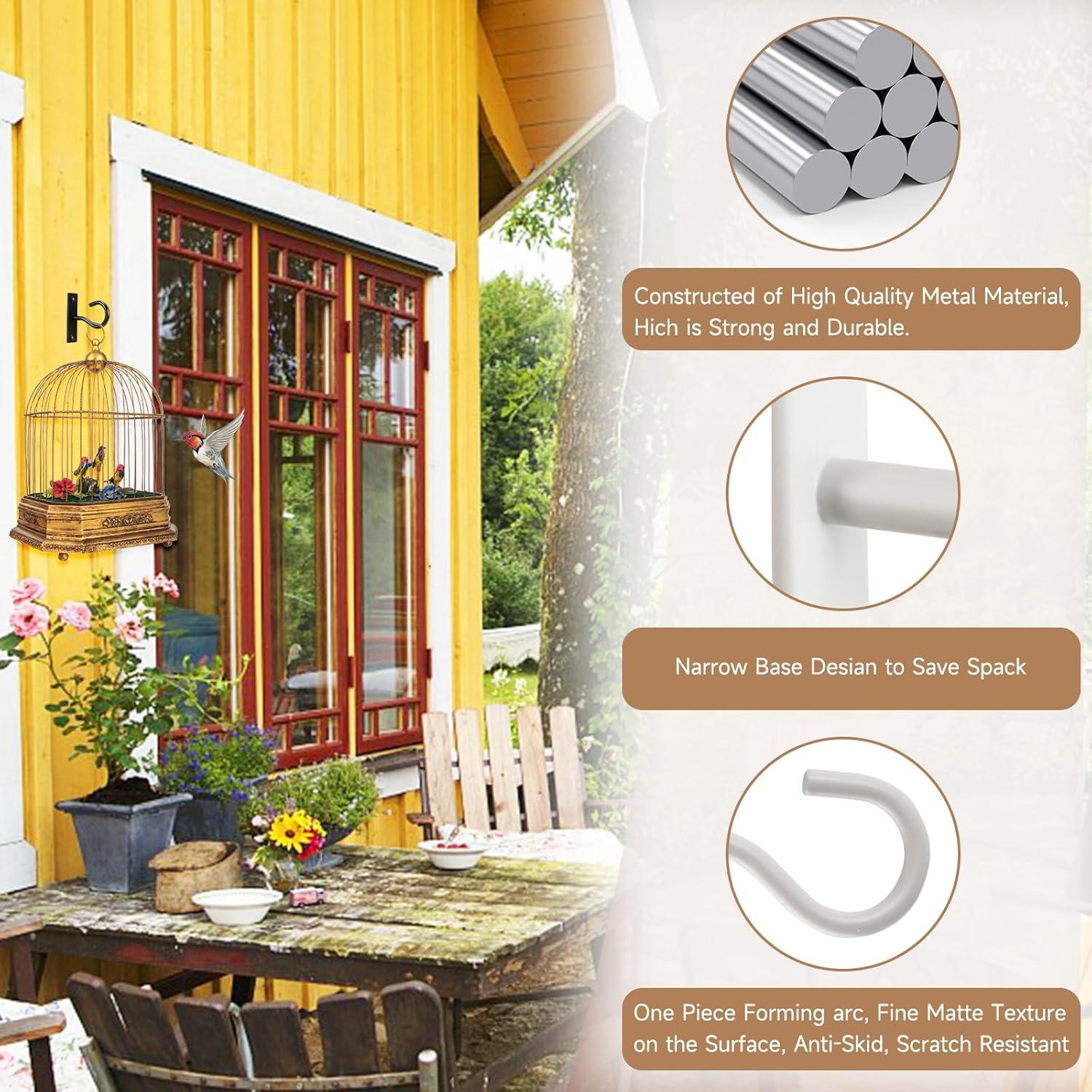 Ganchos de Techo AnDock 2Pack 2.5" para Plantas - Blanco