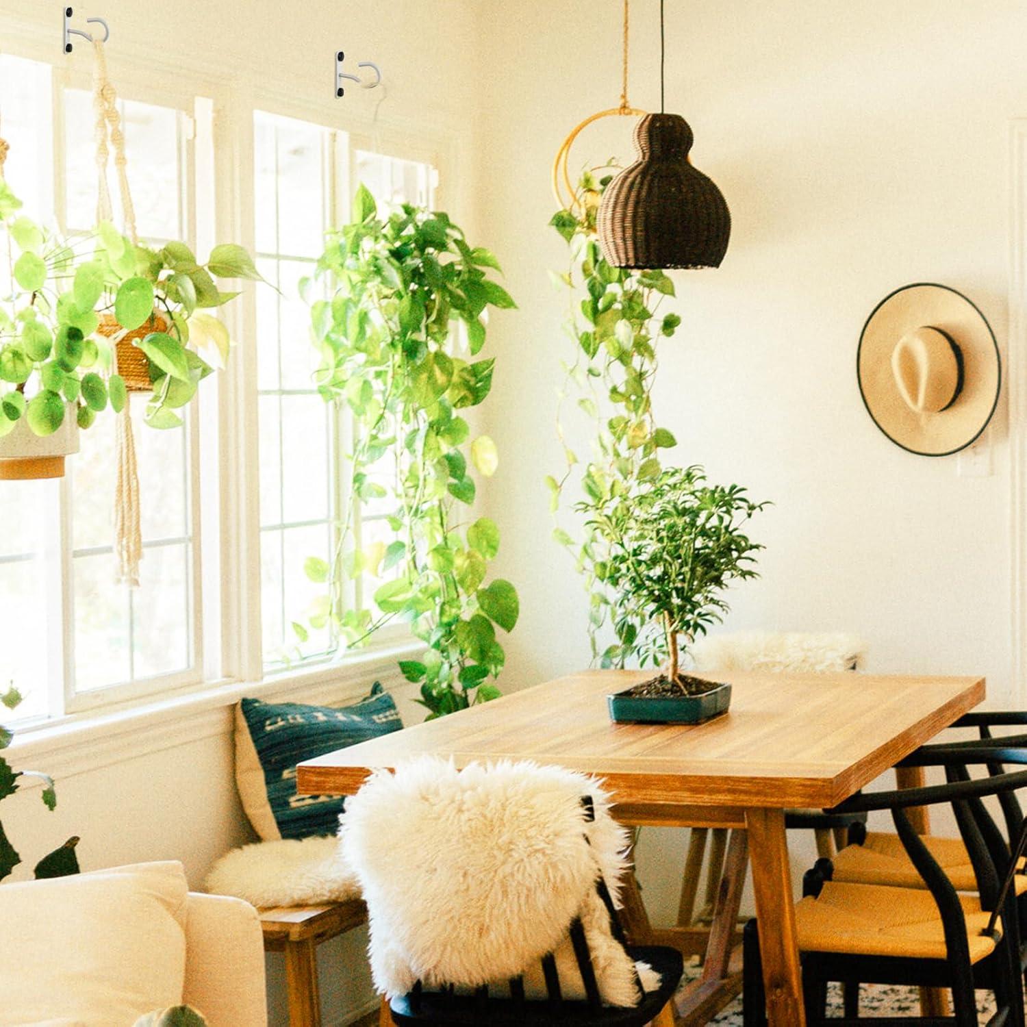 Ganchos de Techo AnDock 2Pack 2.5" para Plantas - Blanco