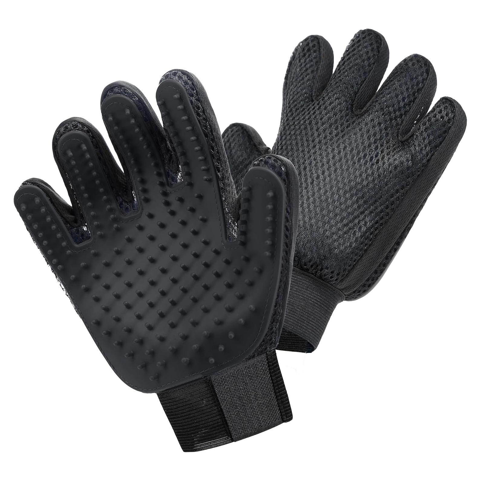Guantes de Aseo para Mascotas Maxpower Planet - Negro