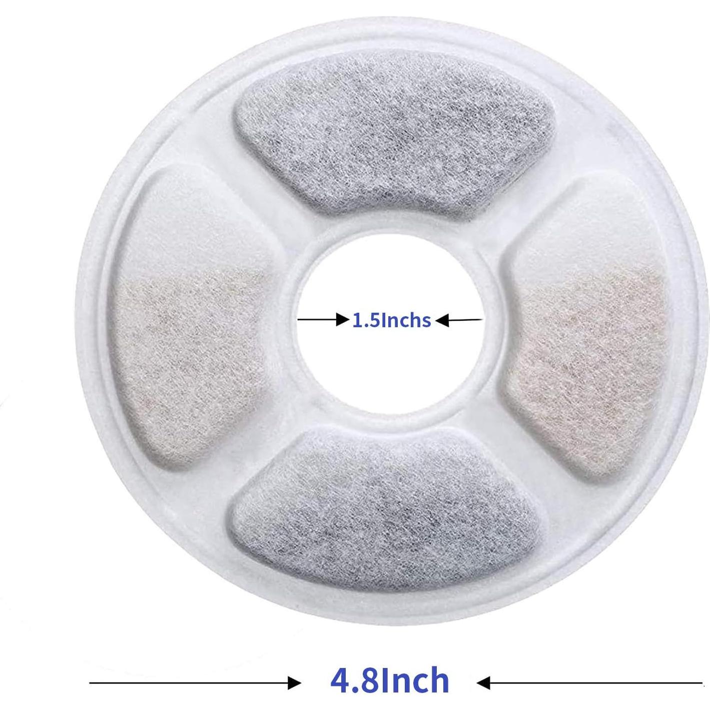 Filtros de Reemplazo Allxin para Fuente de Agua Mascotas - 8 Piezas