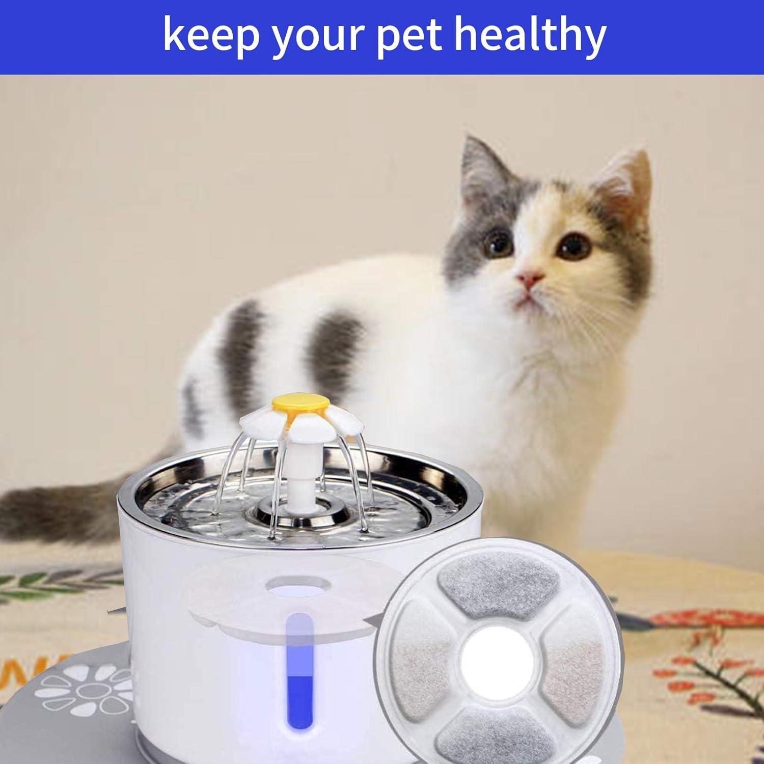 Filtros de Reemplazo Allxin para Fuente de Agua Mascotas - 8 Piezas