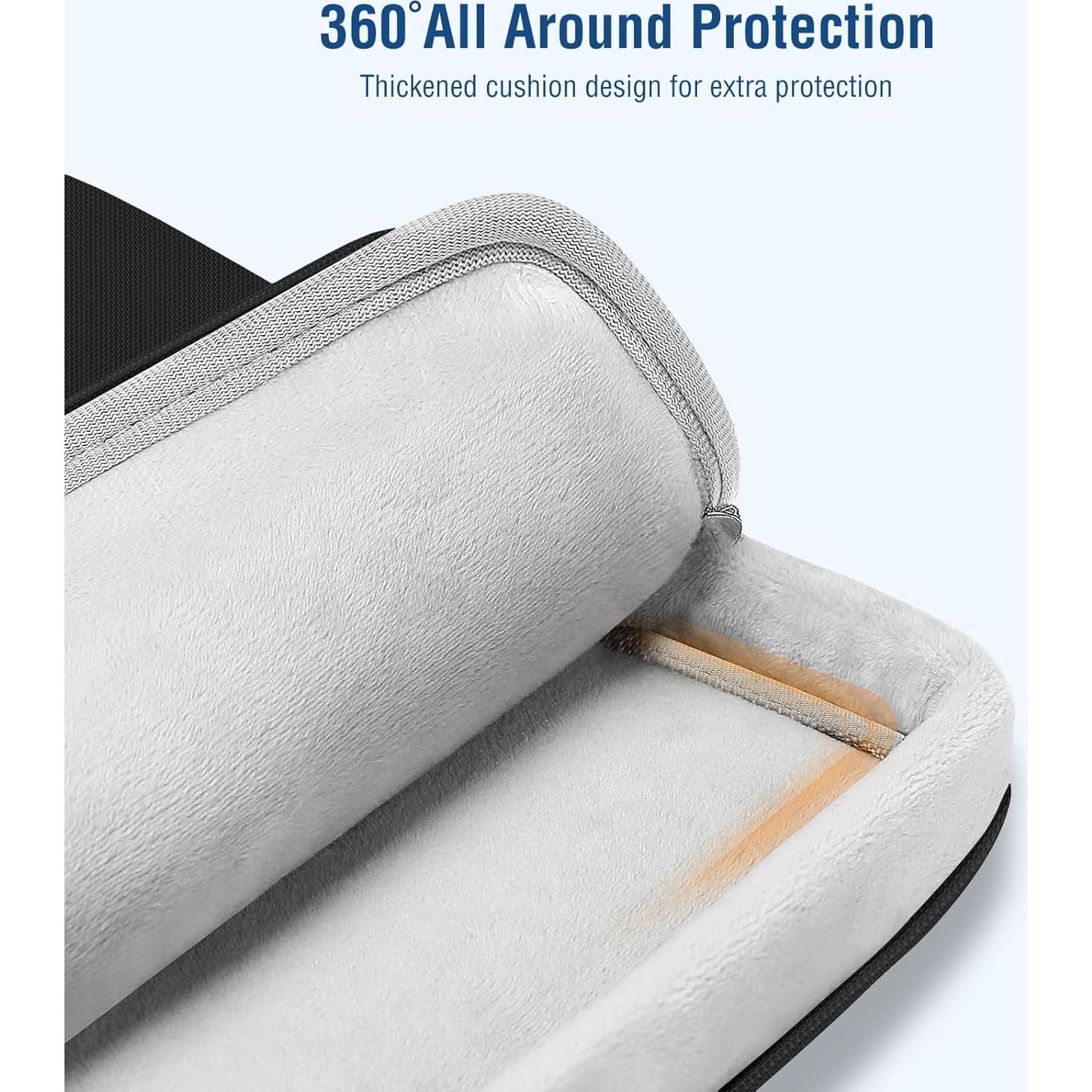 Funda Protectora 360 Mosiso para MacBook 13-14 Pulgadas Negra