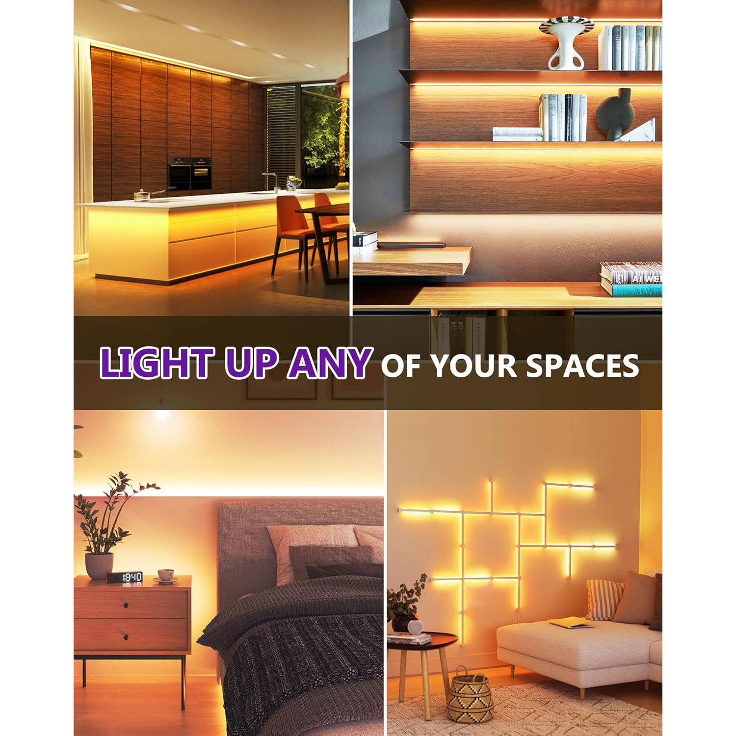 Tira LED COB 24V HitLights 5m Blanco Cálido 2700K 2560 LEDs