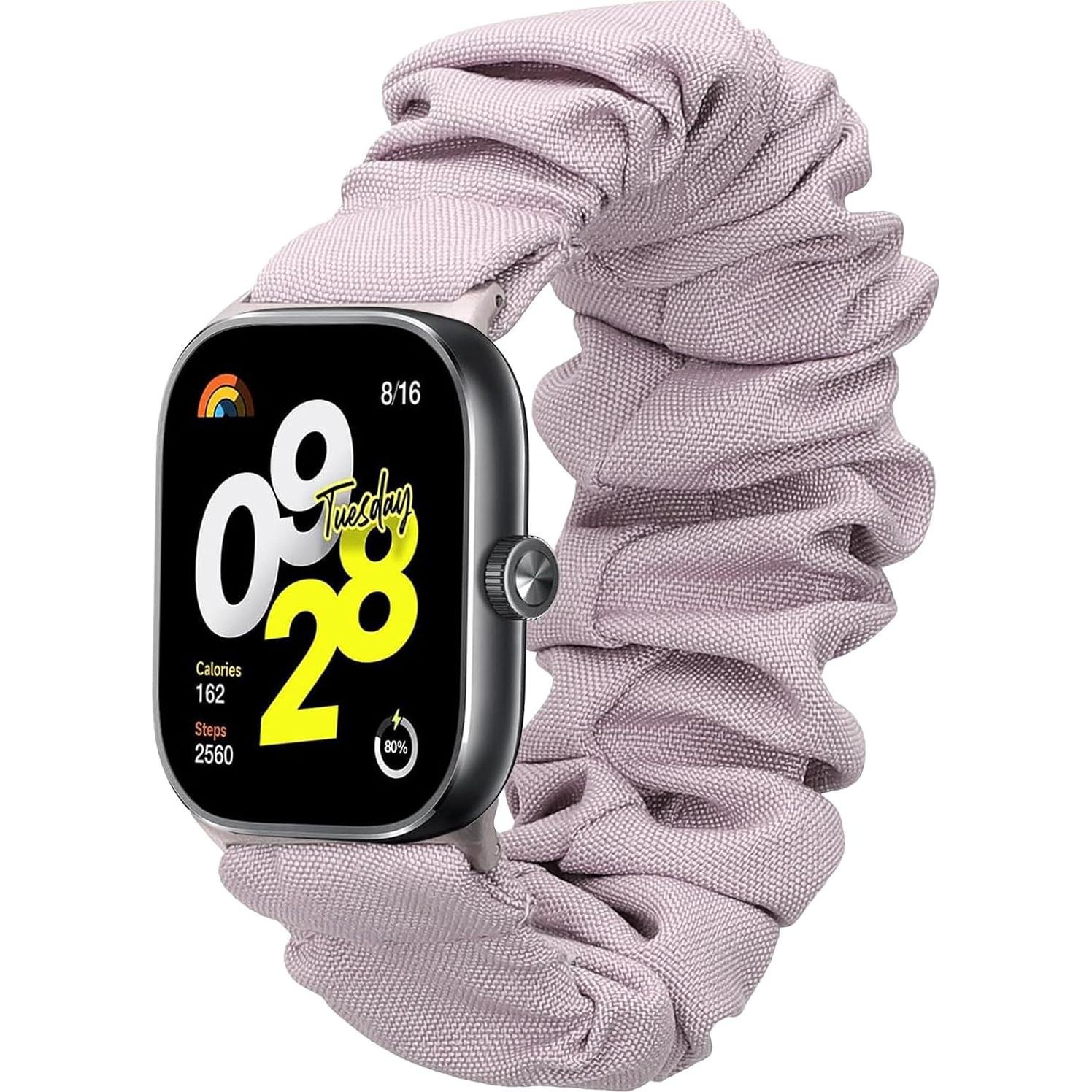 Correa de Reloj Scrunchie KWmobile Lavanda para Xiaomi Redmi Watch 4 / Band 8 Pro / Band 9 Pro - 14-19 cm
