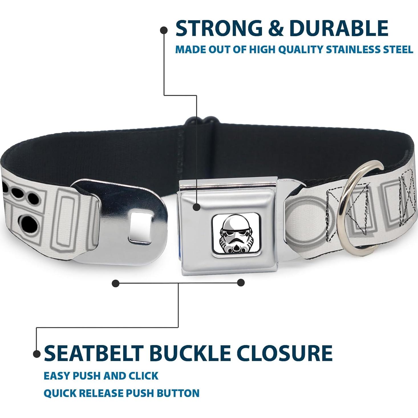 Collar para Perro Star Wars Buckle-Down 24.1-33 cm 2.54 cm