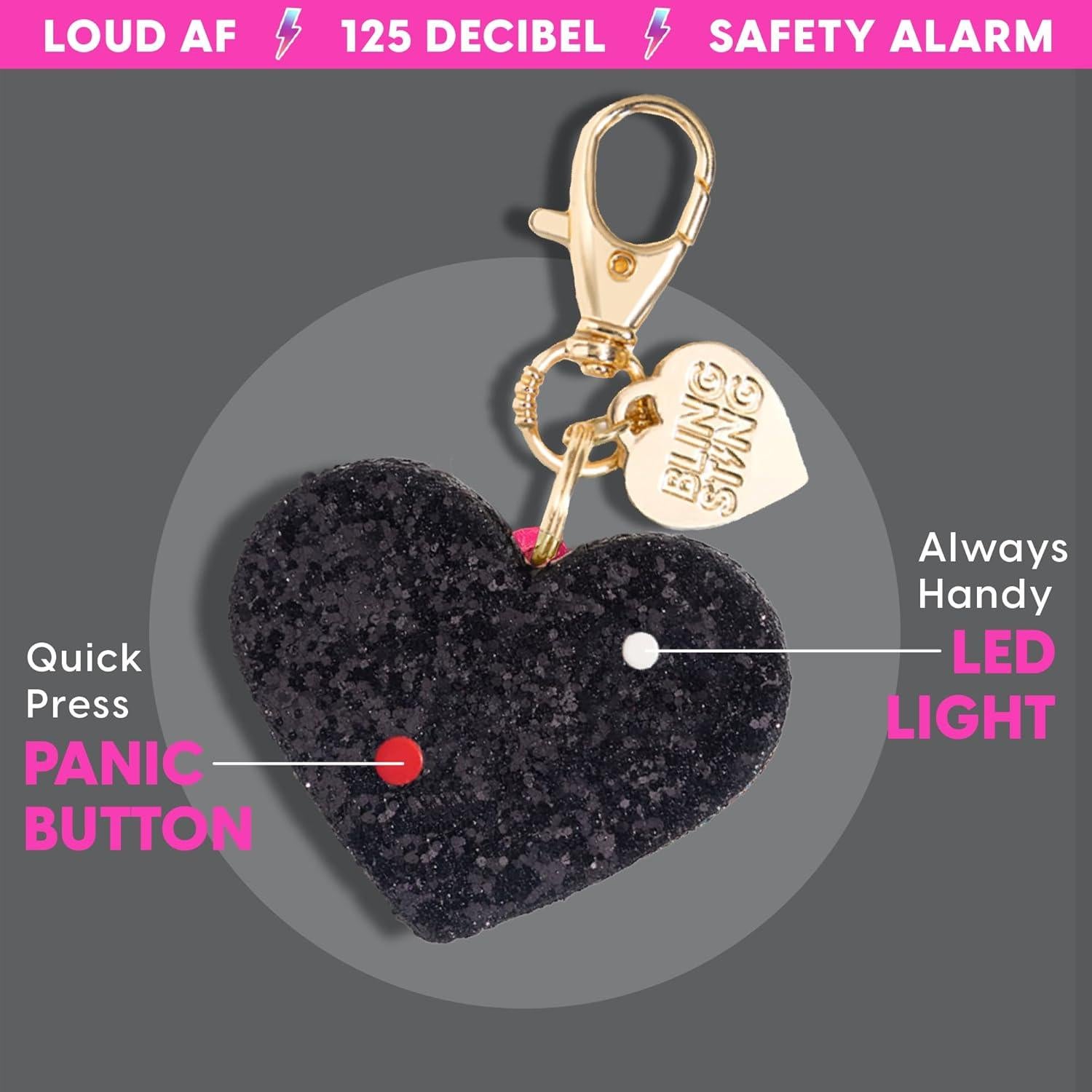 Alarma Personal de Seguridad BLINGSTING con Luz LED y Herramientas