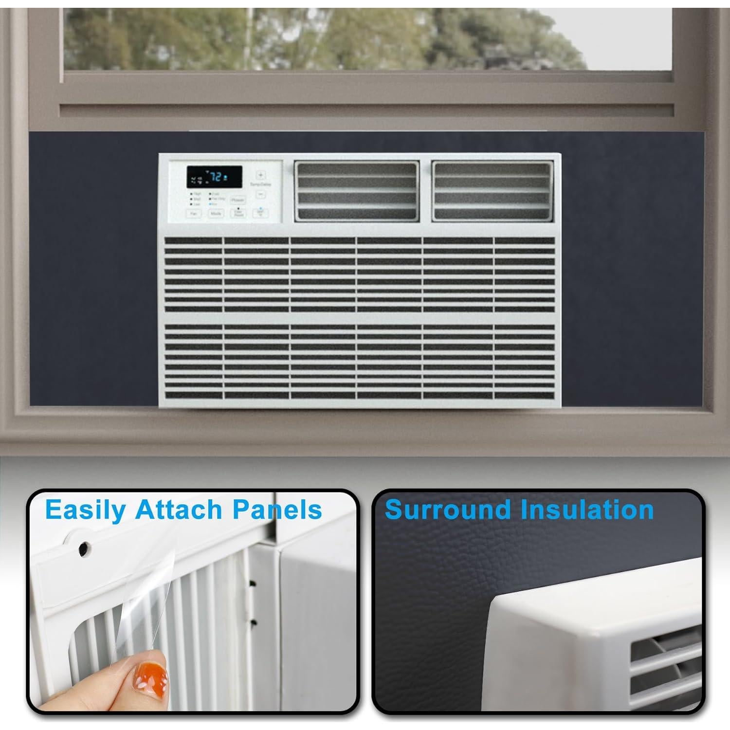 Paneles Laterales de Aire Acondicionado Air Jade 121.92 cm Negro