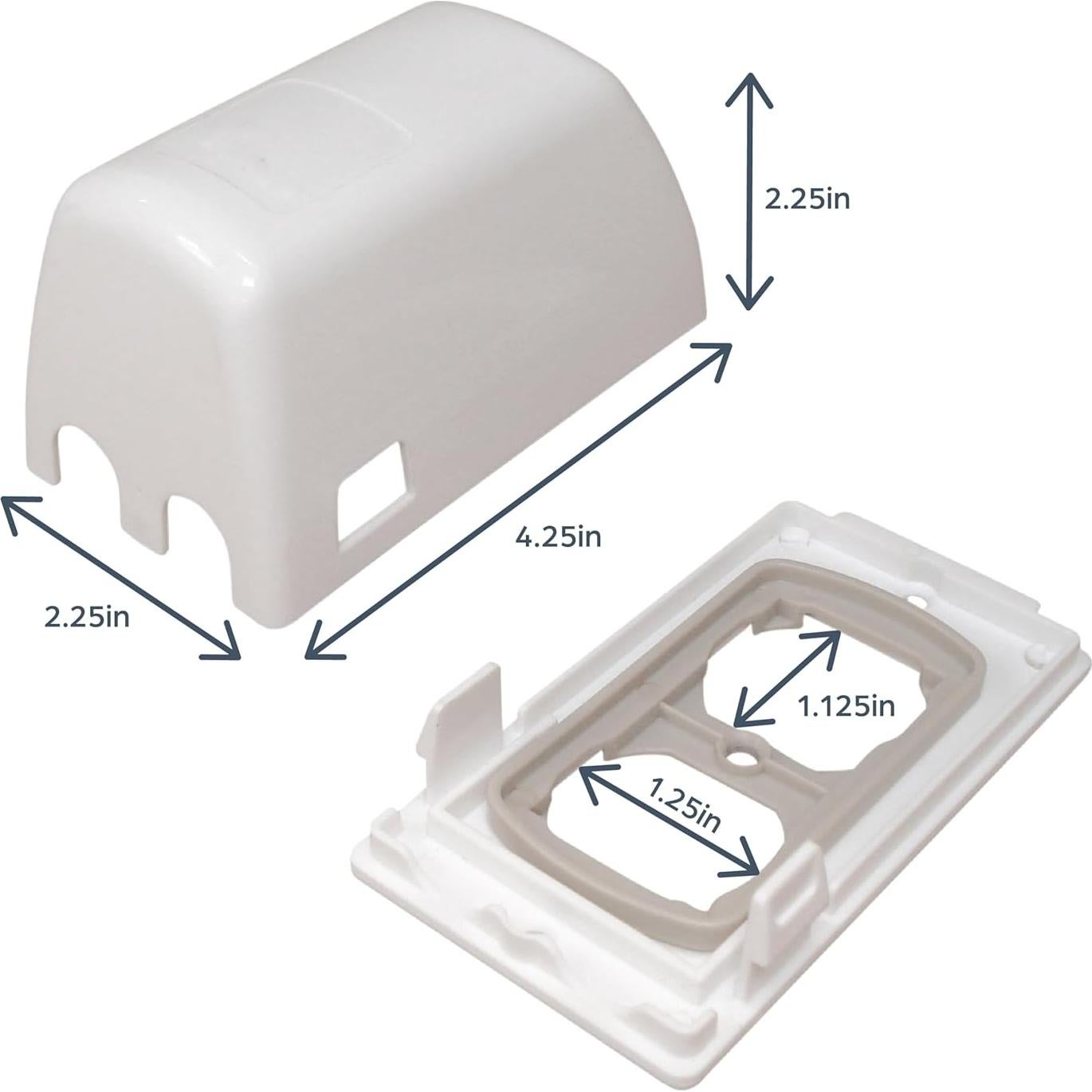 Cubiertas de Enchufe Dreambaby Dual Fit - Seguridad Bebés - Paquete de 2