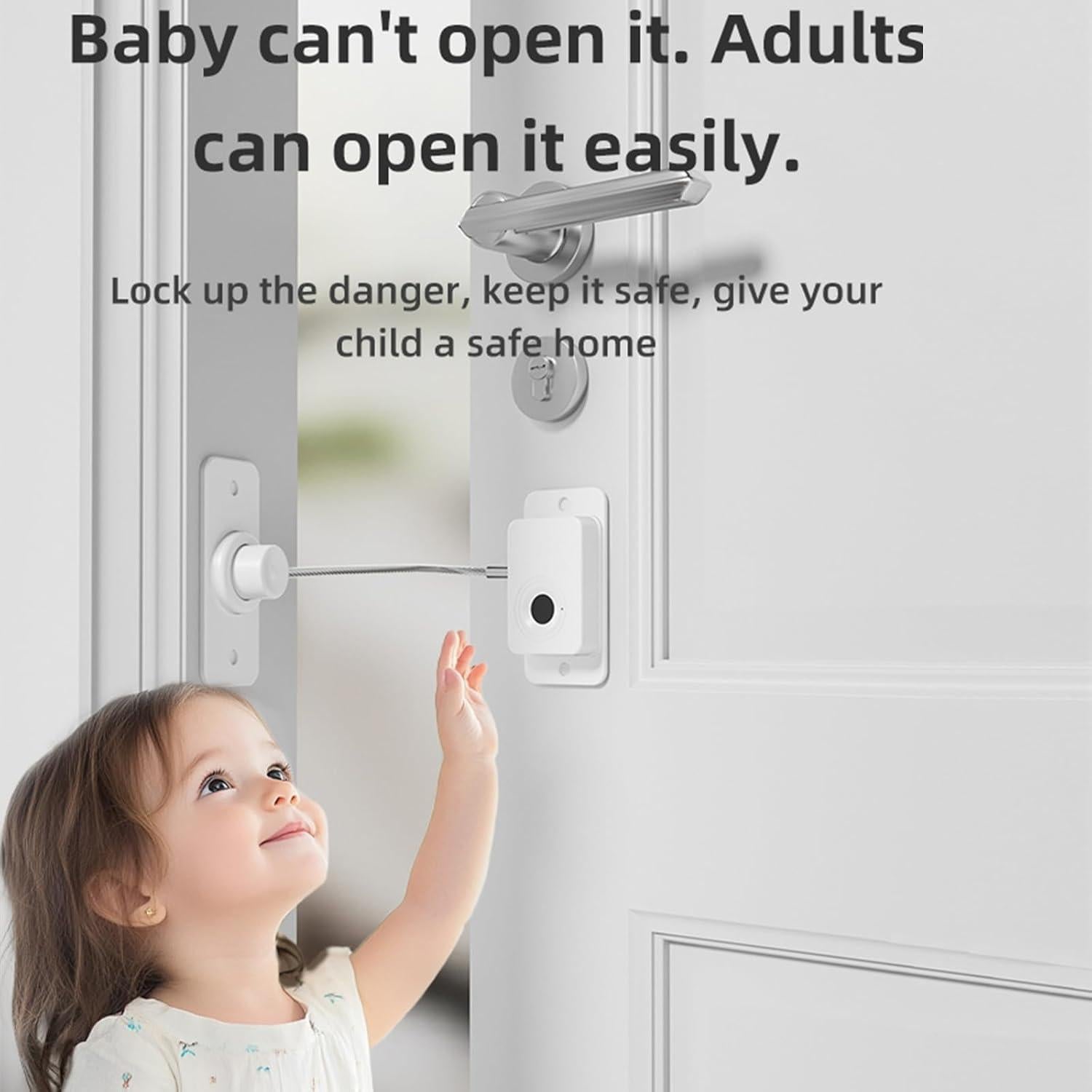 Cerradura Biométrica para Refrigerador KIZZHISI - Seguridad Infantil