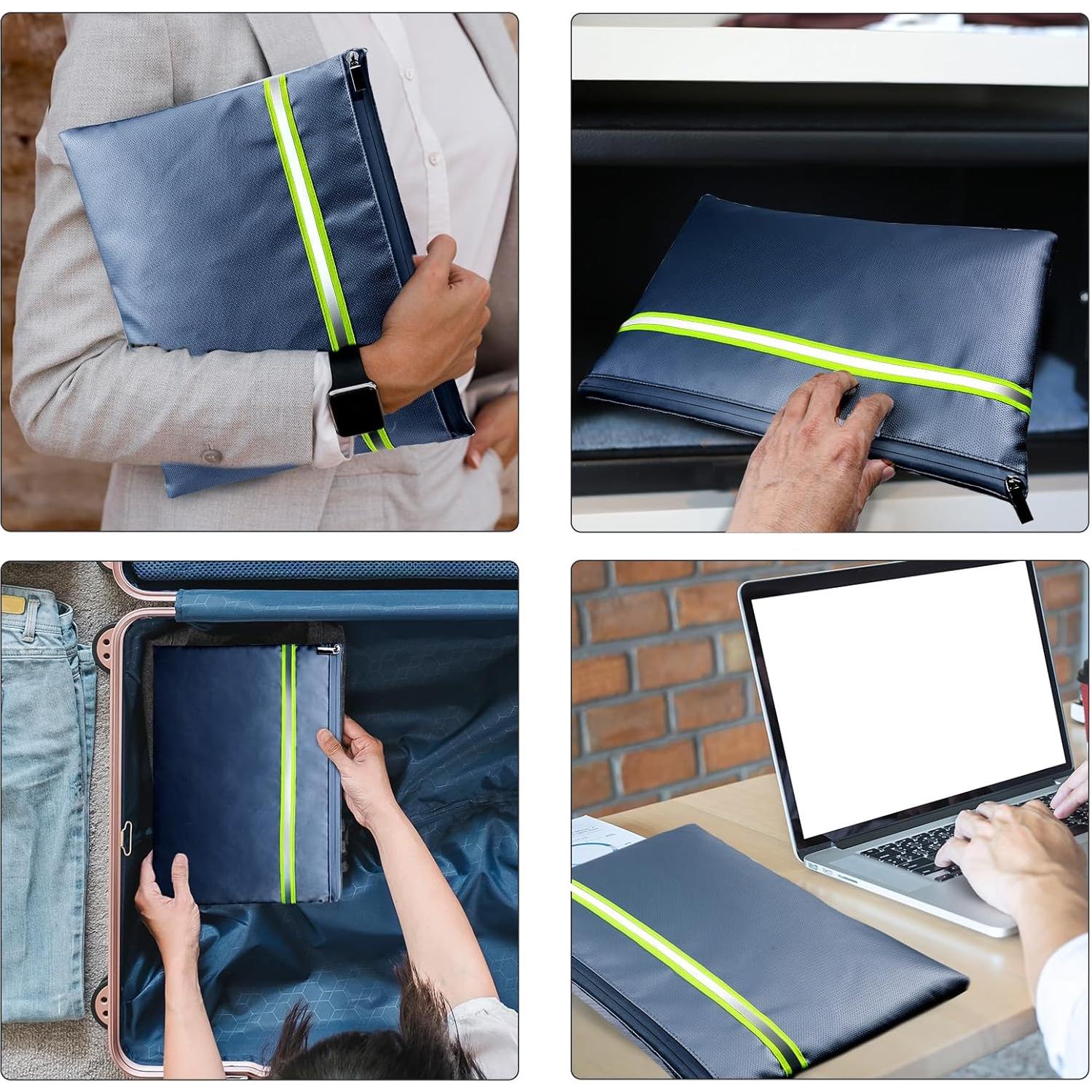 Bolsa de Documentos a Prueba de Fuego FRECOLSH - 3 Tamaños