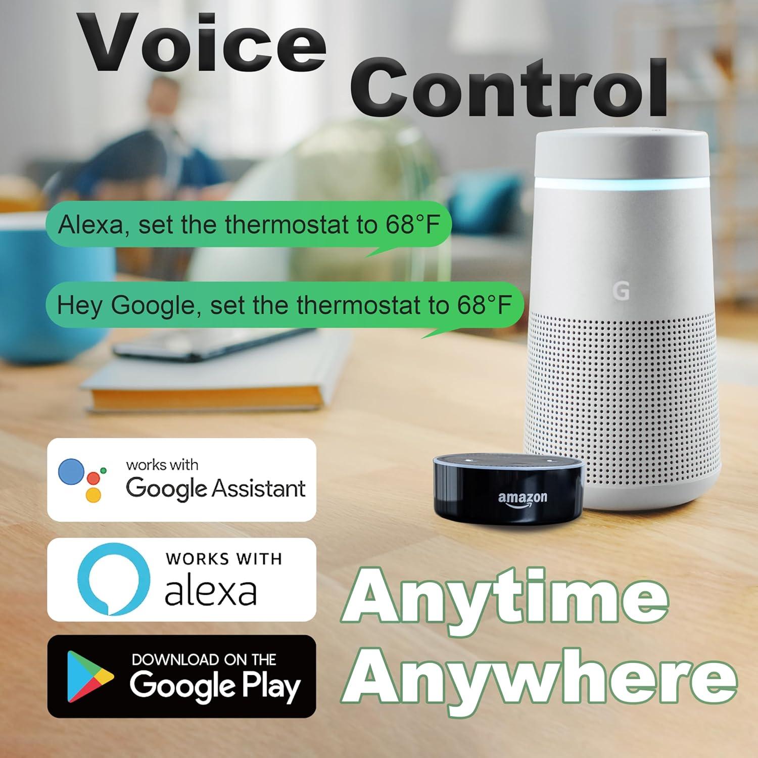 Termostato Inteligente MAXKOSKO WiFi para Calefacción de Suelo 120V