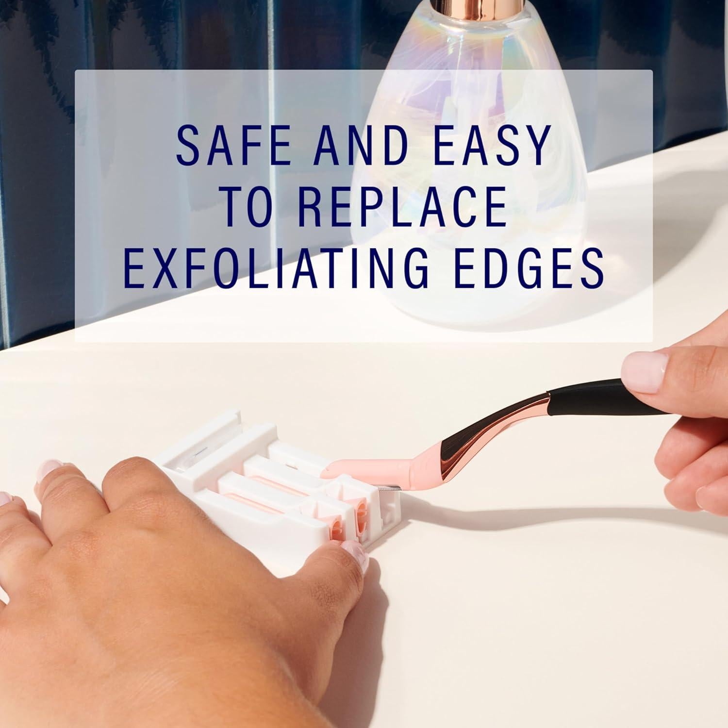 Herramienta de Dermaplaning Schick Hydro Silk con 3 Cuchillas