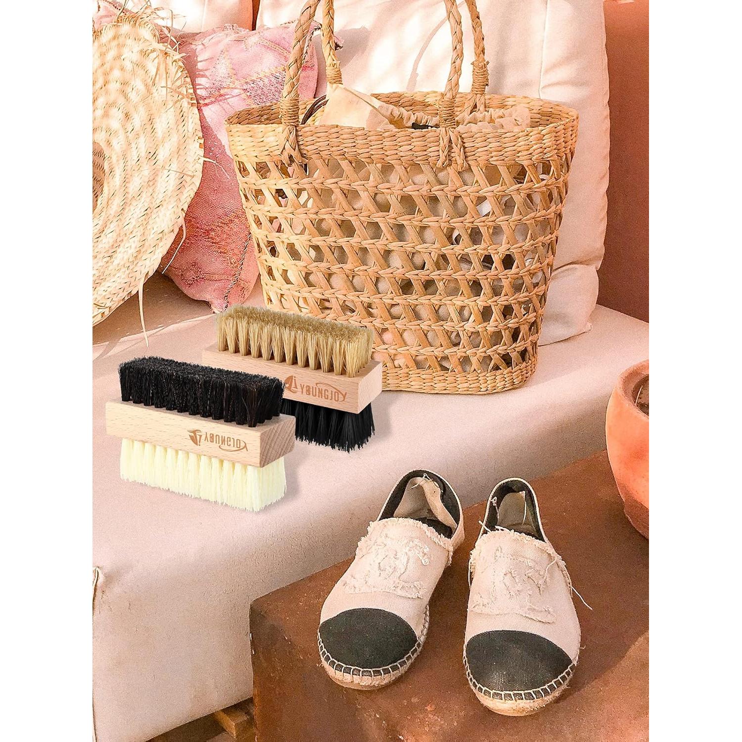 Juego de Cepillos Limpiadores de Zapatillas YoungJoy - 2 Piezas