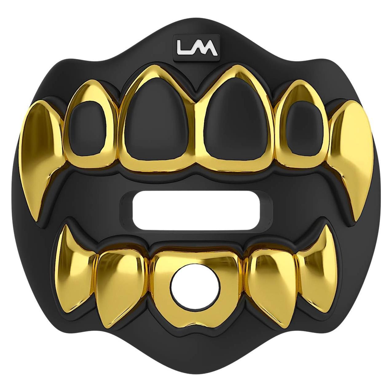 Protector Bucal Loudmouth 3D Grillz Cromo Negro/Dorado