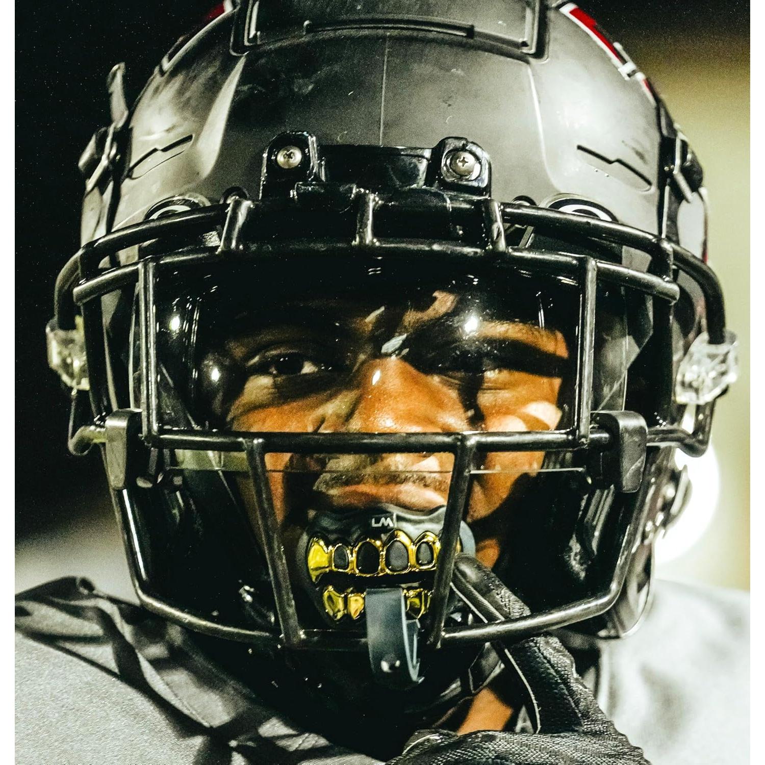 Protector Bucal Loudmouth 3D Grillz Cromo Negro/Dorado