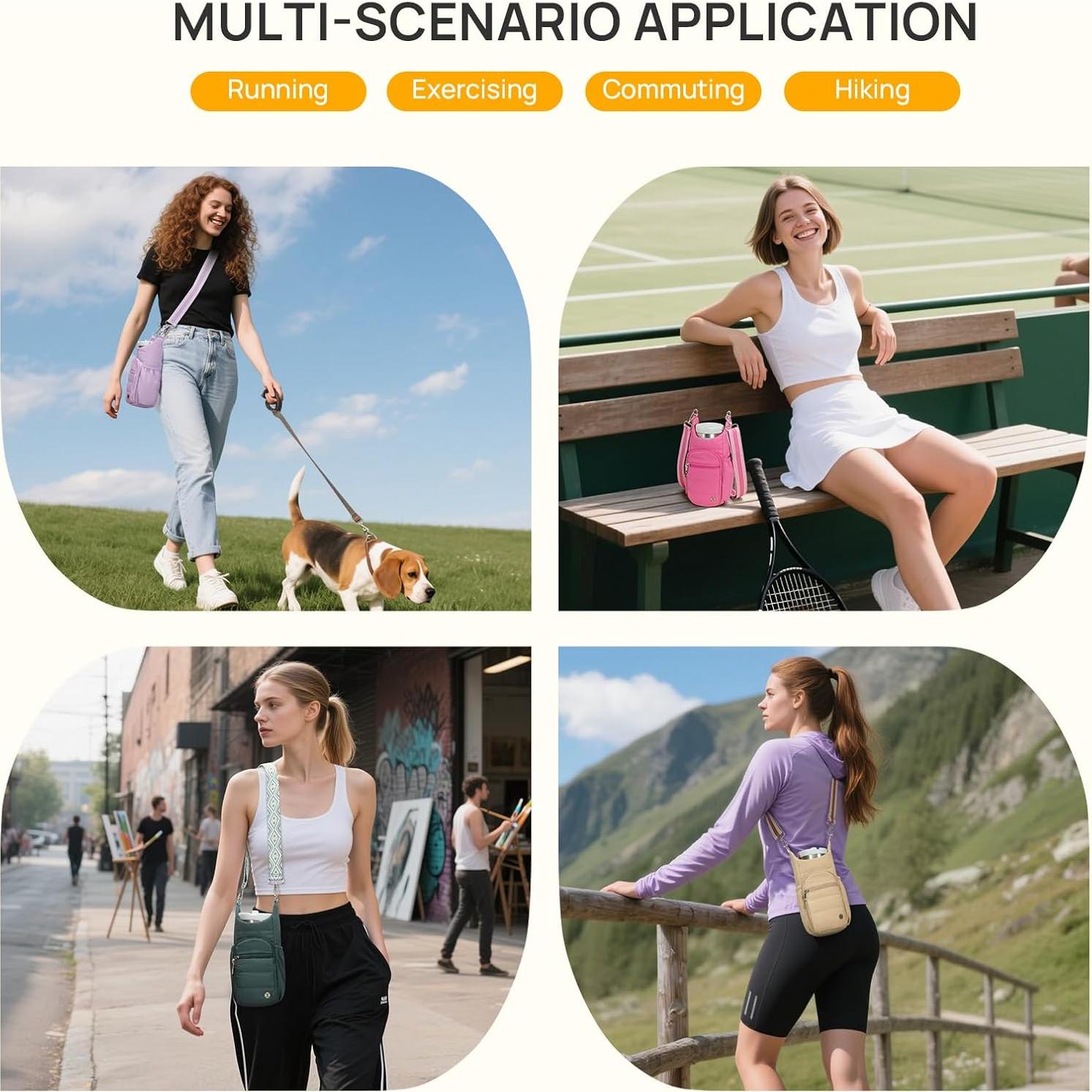 Soporte para Botellas de Agua Telena Amarillo Beige 1.18L