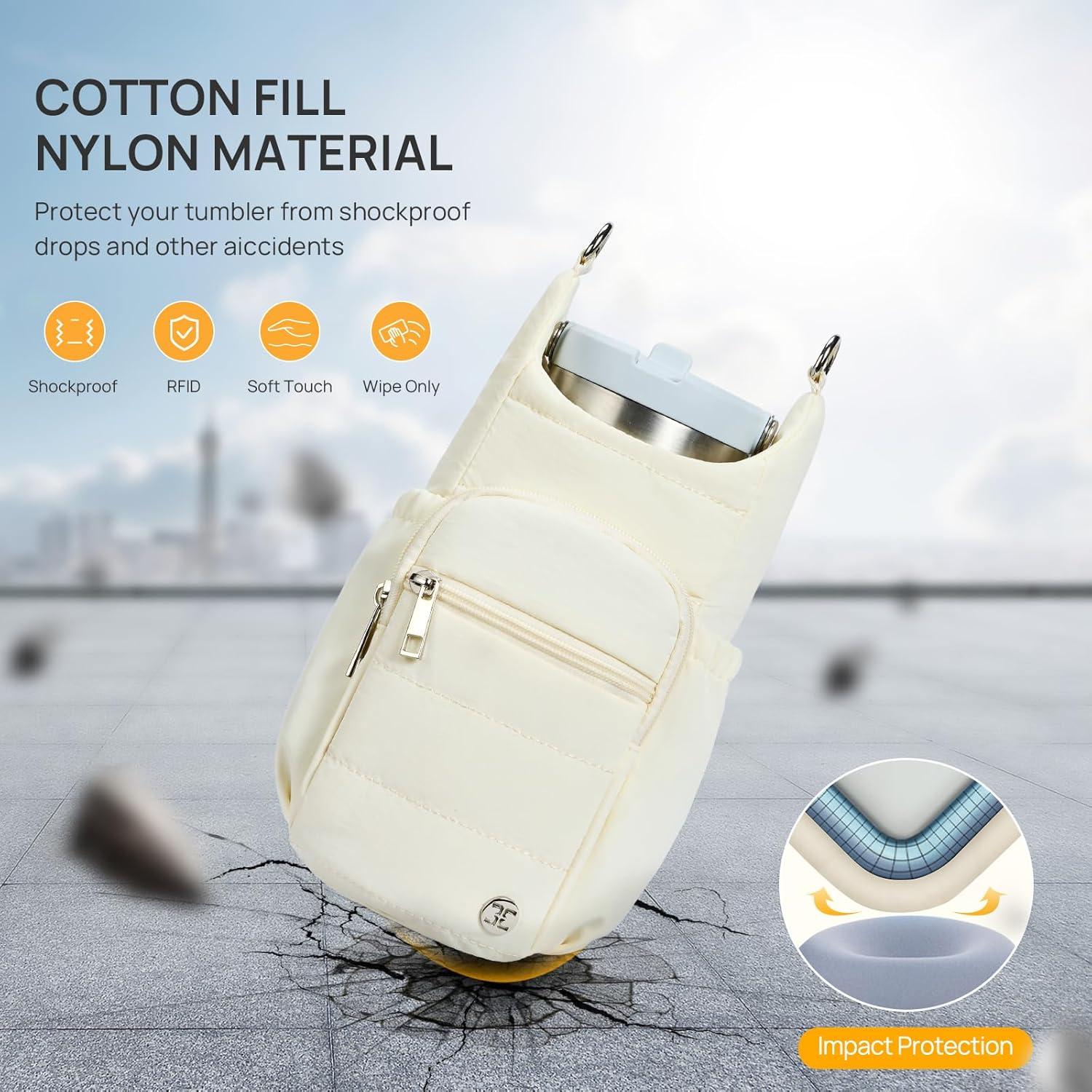 Soporte para Botellas de Agua Telena Amarillo Beige 1.18L