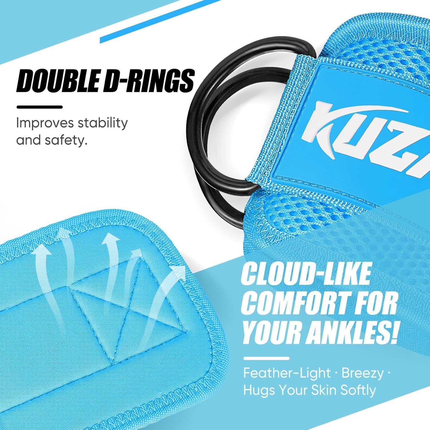 Bandas de Resistencia para Tobillos KUZARO - 3 Niveles 4.5-13.6 kg