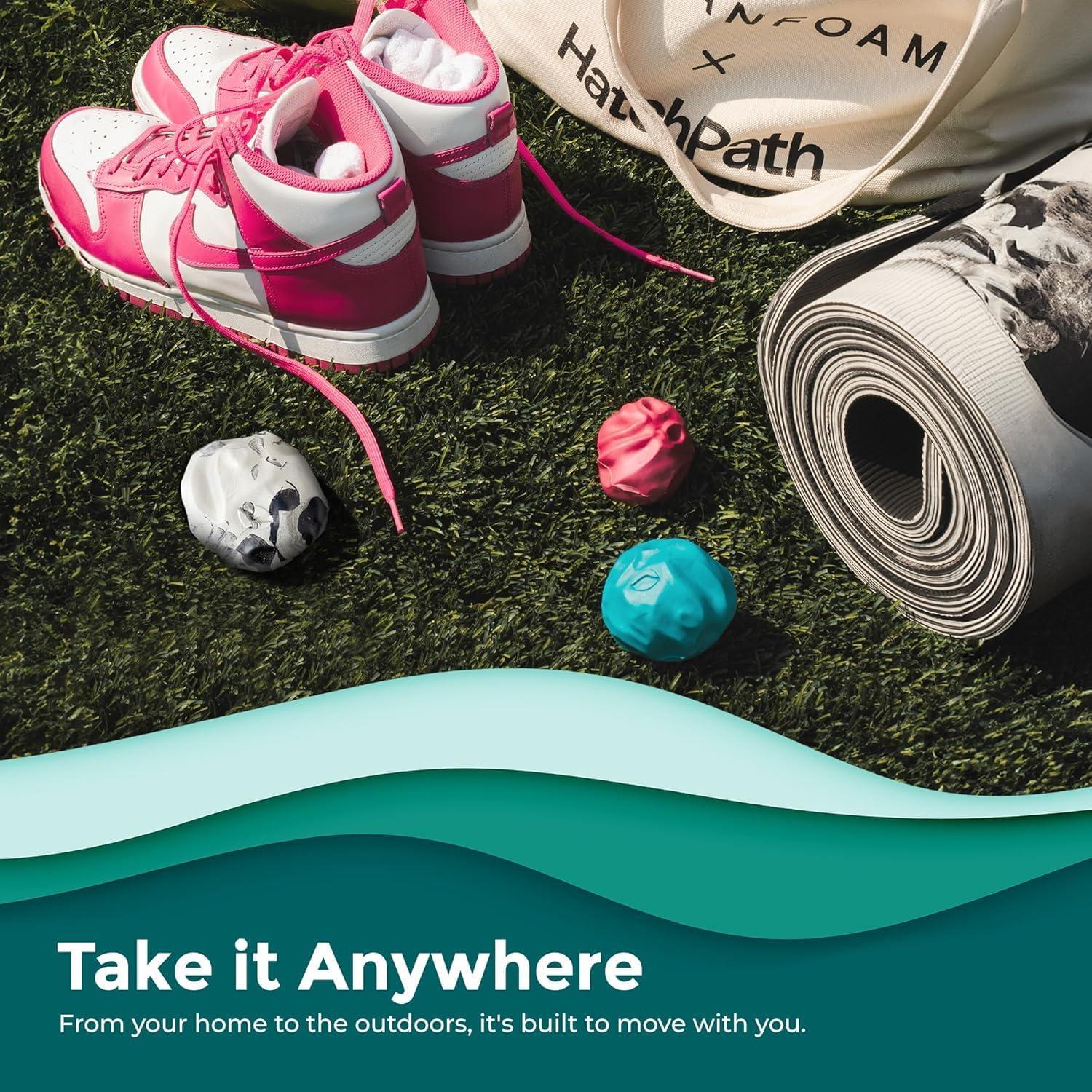 Rodillos de Masaje Oceanfoam Wave - Paquete de 3 Natural