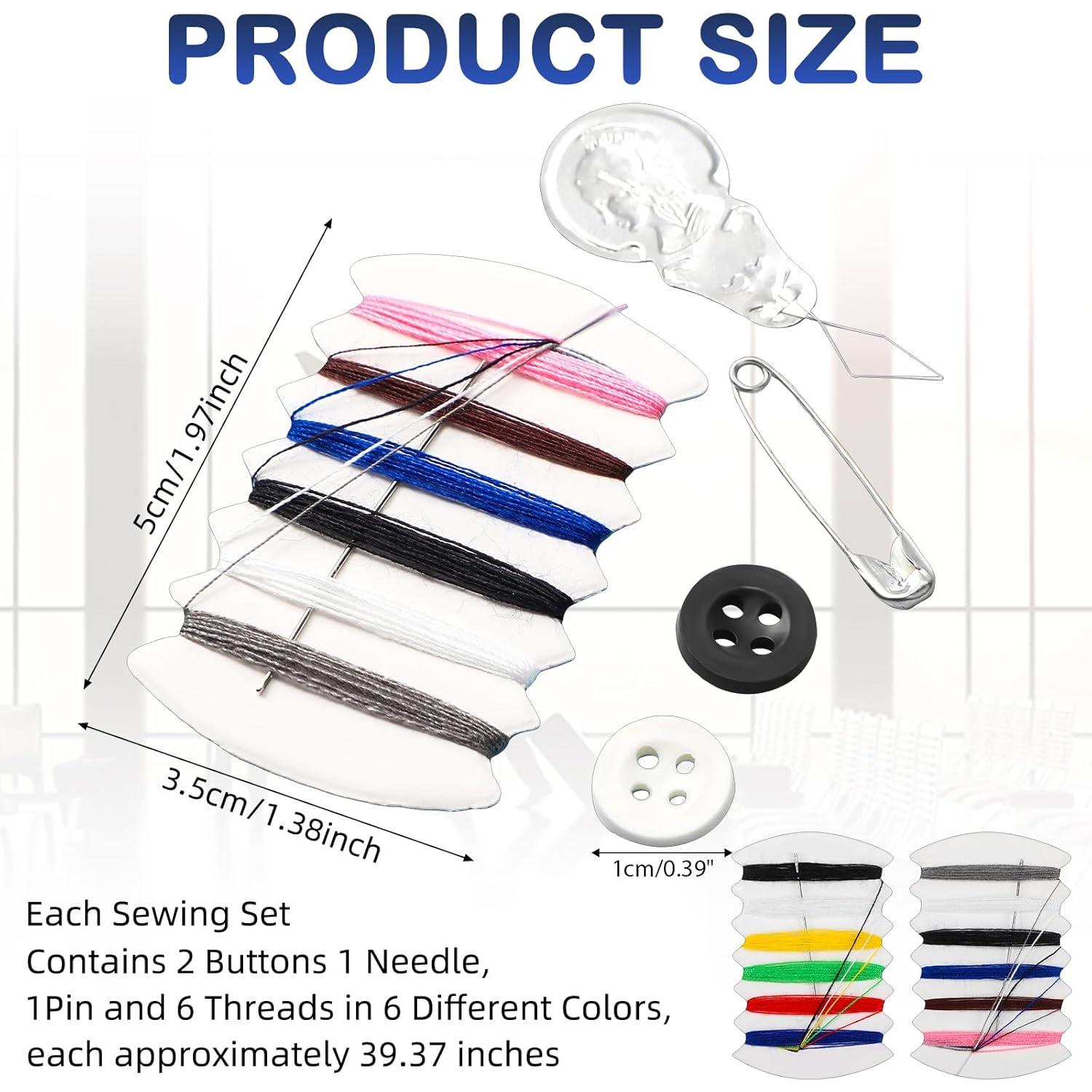 Kit de Costura de Viaje Yuxung 200 Piezas con Agujas y Hilo