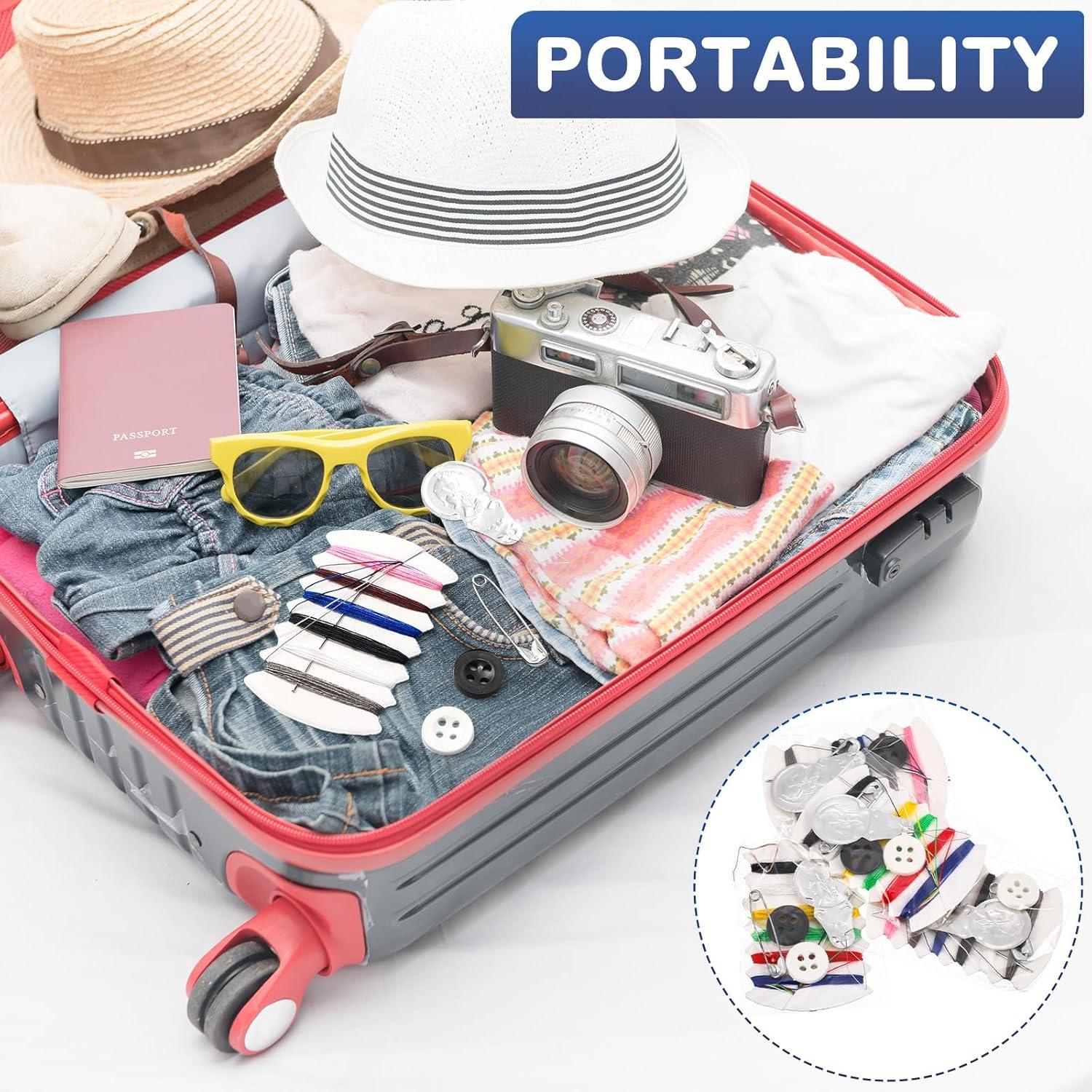 Kit de Costura de Viaje Yuxung 200 Piezas con Agujas y Hilo