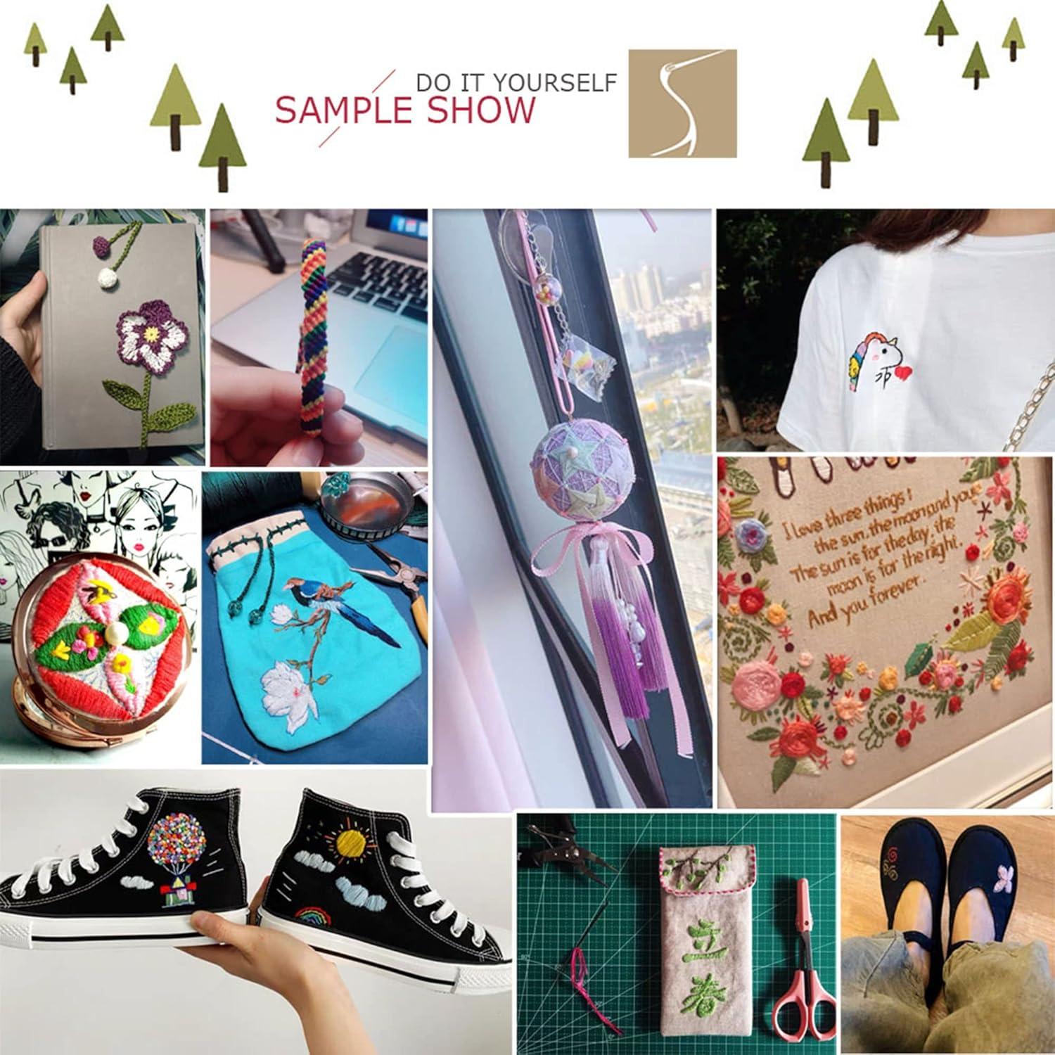 Hilos de Punto de Cruz XstitchBuy 26 Colores Variegados 7.95m