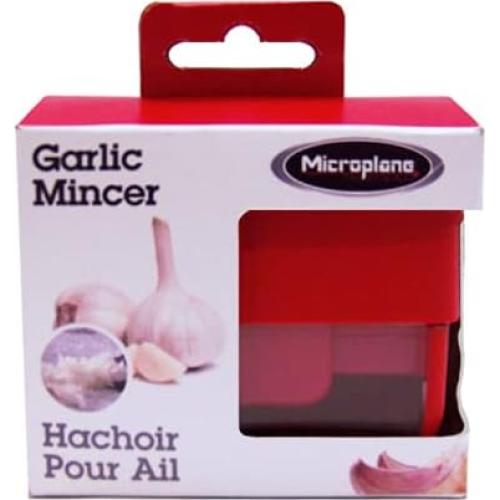 Picador de Ajo Microplane Rojo - Acero Inoxidable 130g