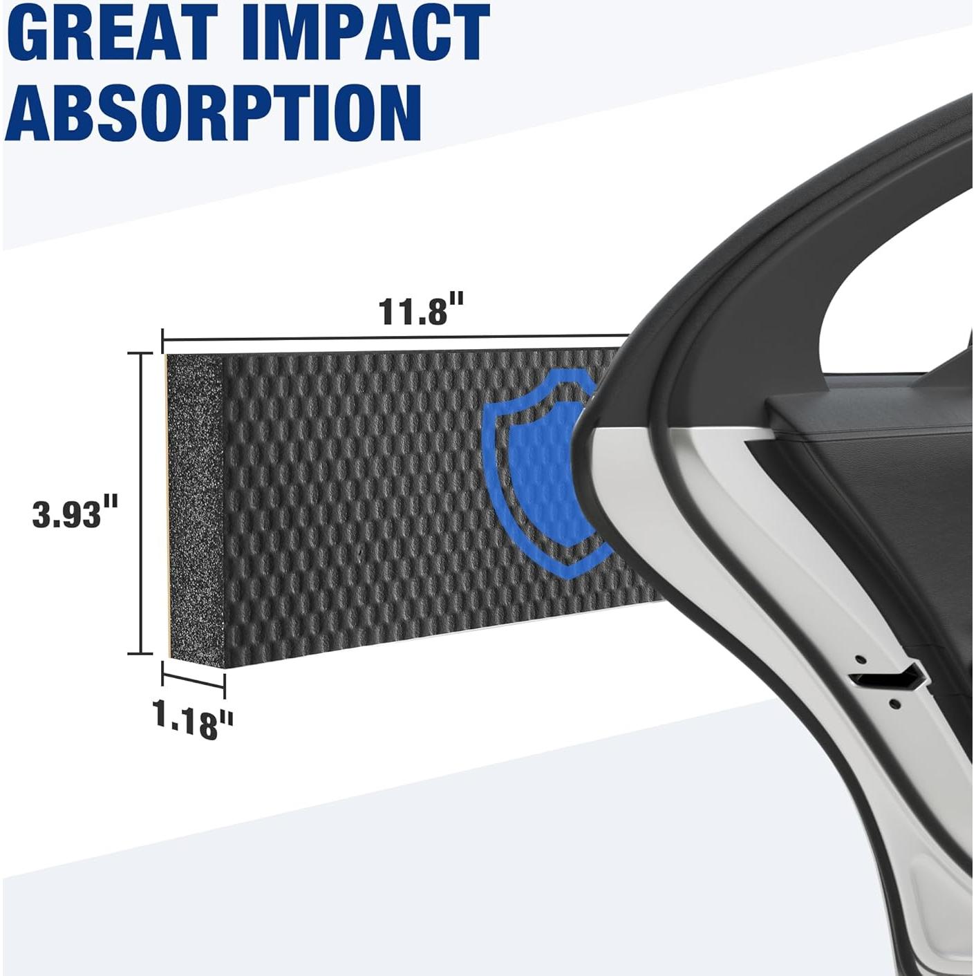 Protector de Pared de Garage WORKPRO, 4 Piezas 3 cm Grosor
