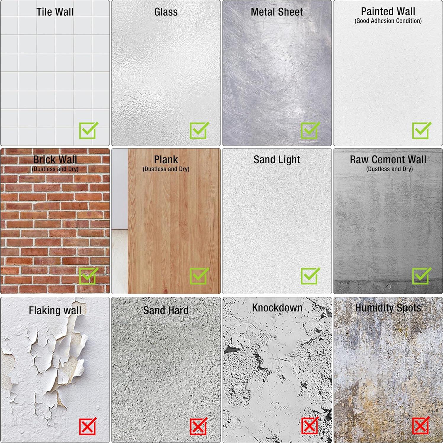 Protector de Pared de Garage WORKPRO, 4 Piezas 3 cm Grosor