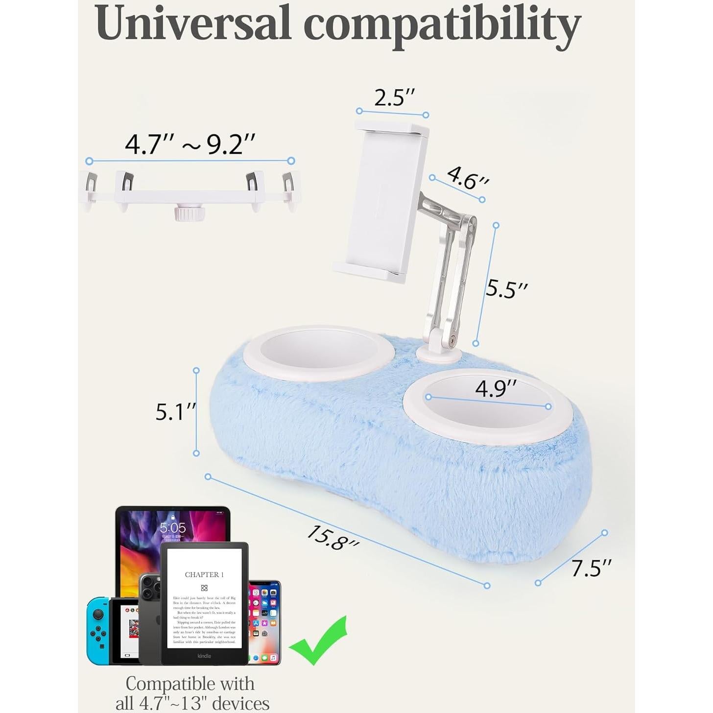 Soporte de Almohada Ajustable SHUWEI para Tabletas y Kindle