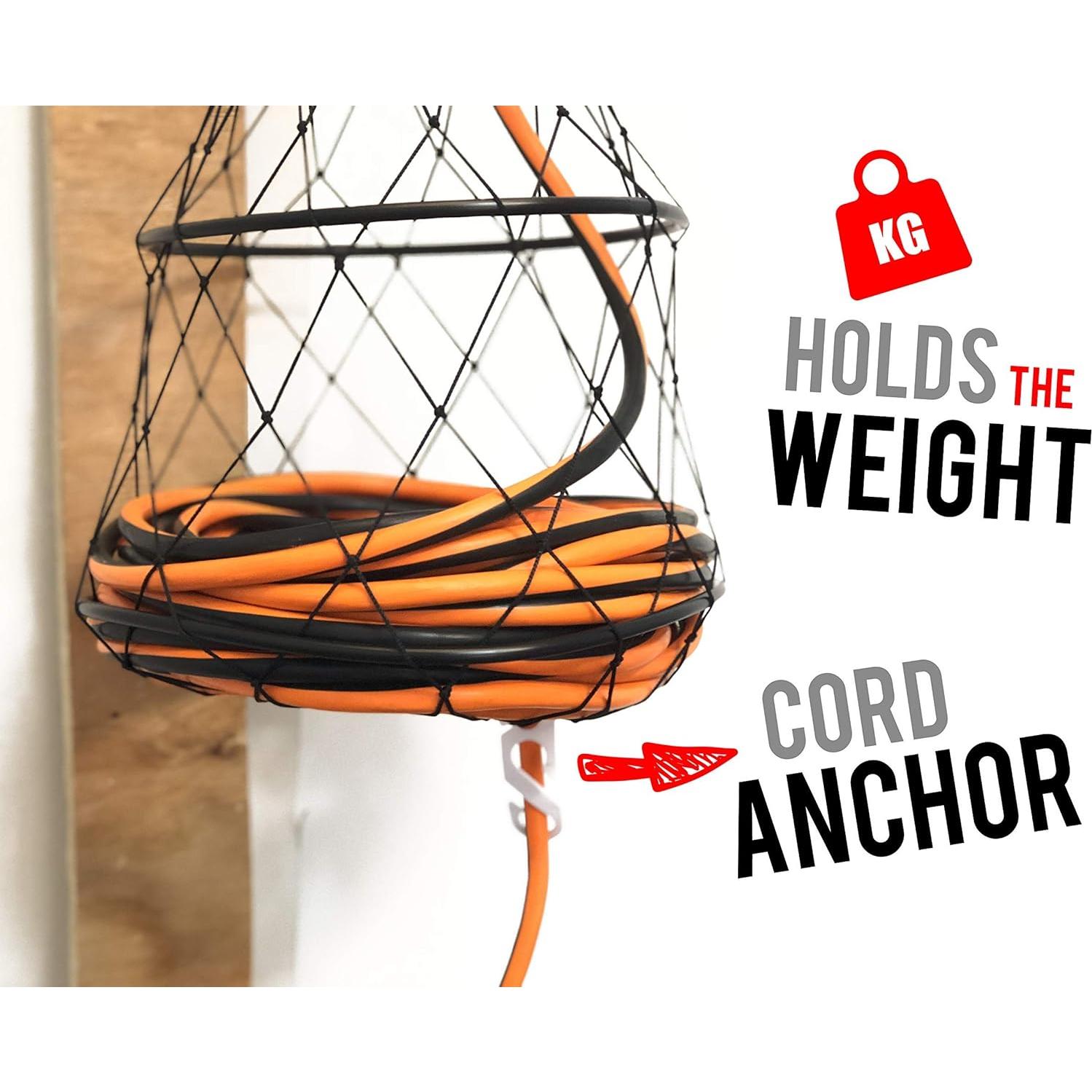 Enrollador de Cable de Pared Chromex Naranja 150 pies