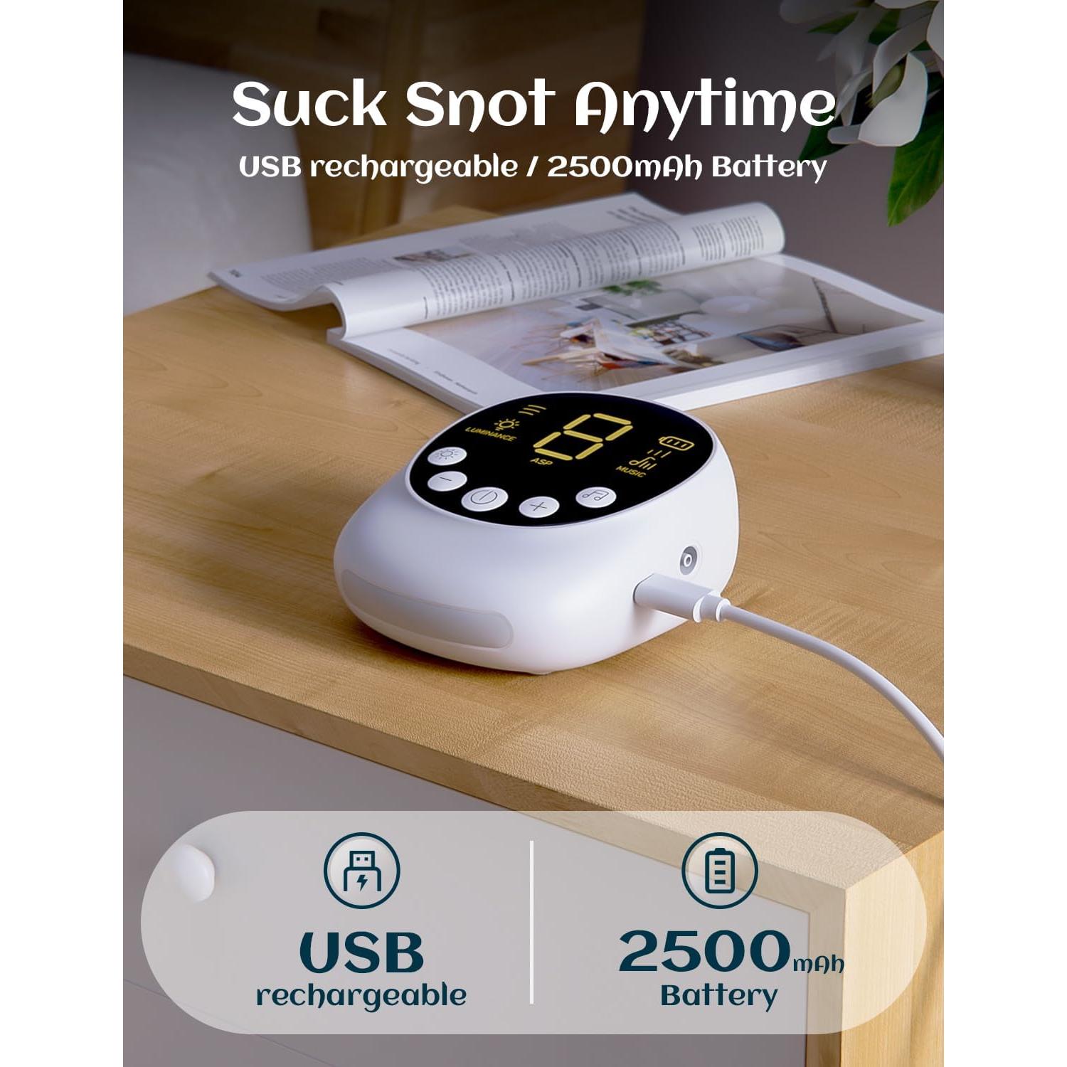 Aspirador Nasal Eléctrico para Bebé X-Bosak NASA005 Blanco