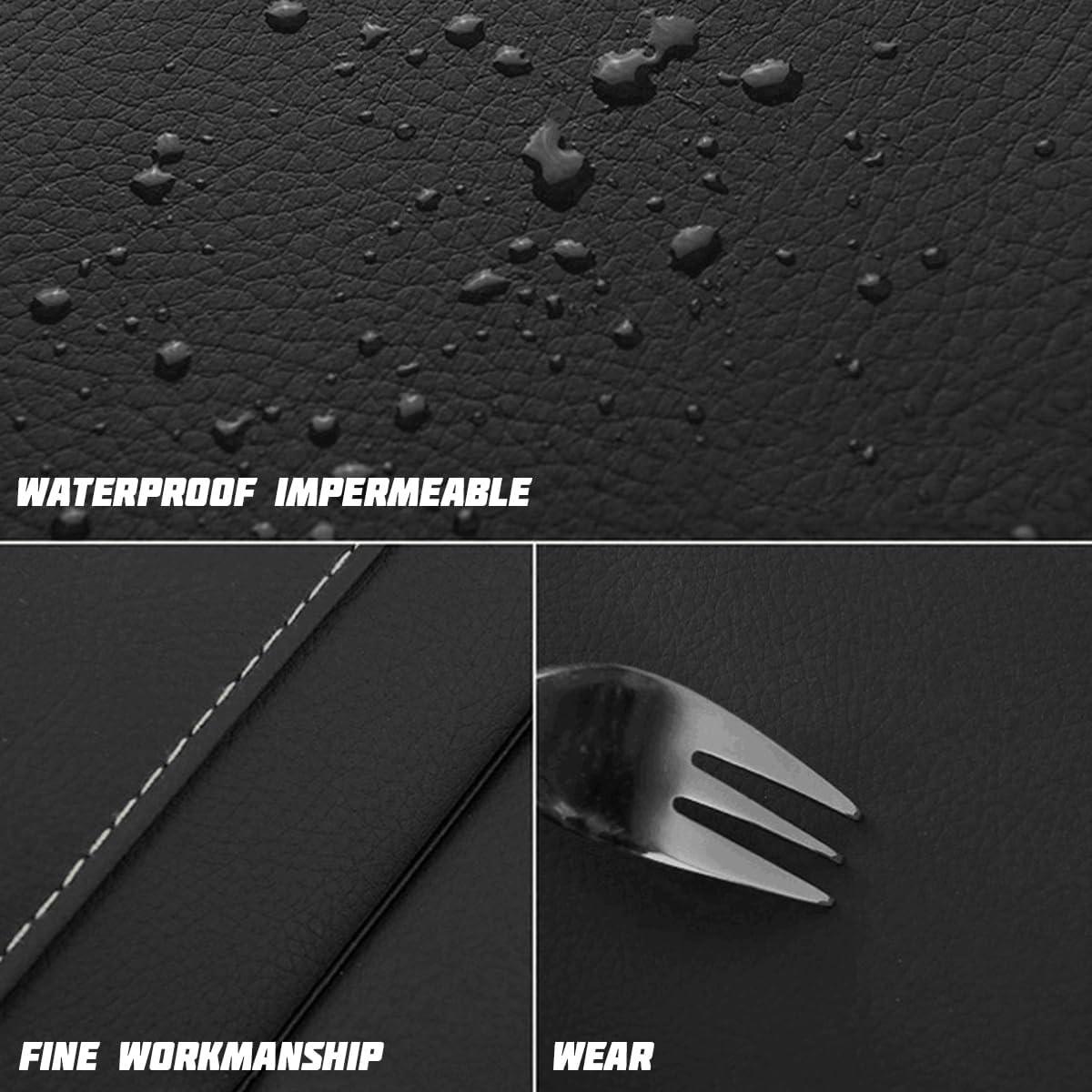 Organizador de Respaldo de Asiento de Coche Sandfren Beige