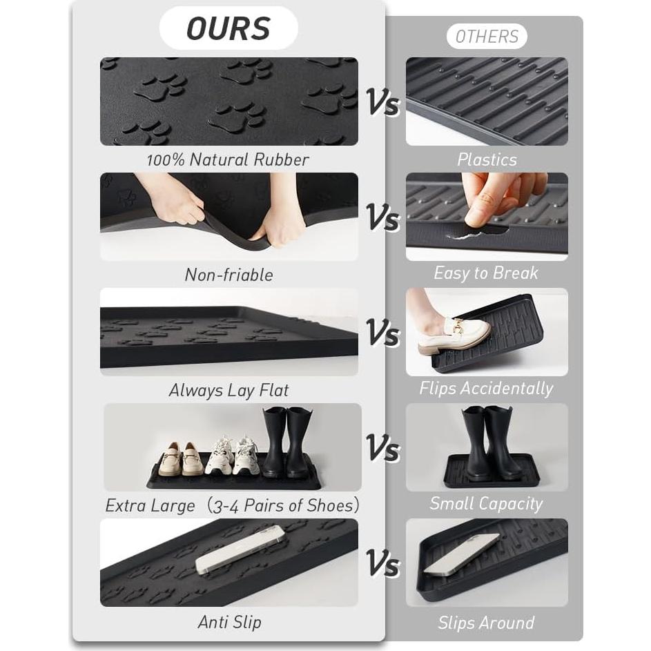 Bandeja Multifuncional SUPENUIN 40.6x69.9cm Goma Impermeable