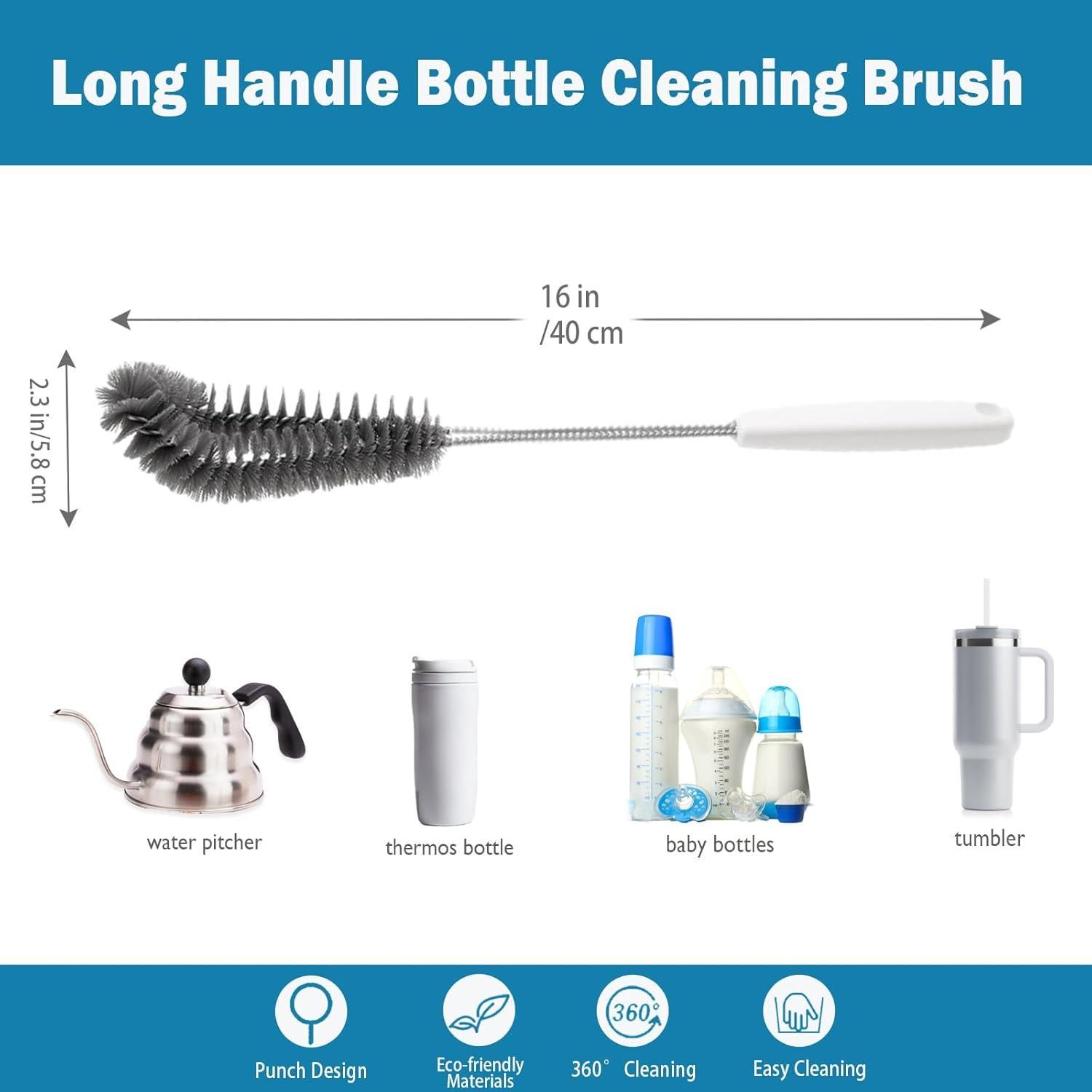 Cepillo de Limpieza de Botellas Kwude 40.64 cm Negro