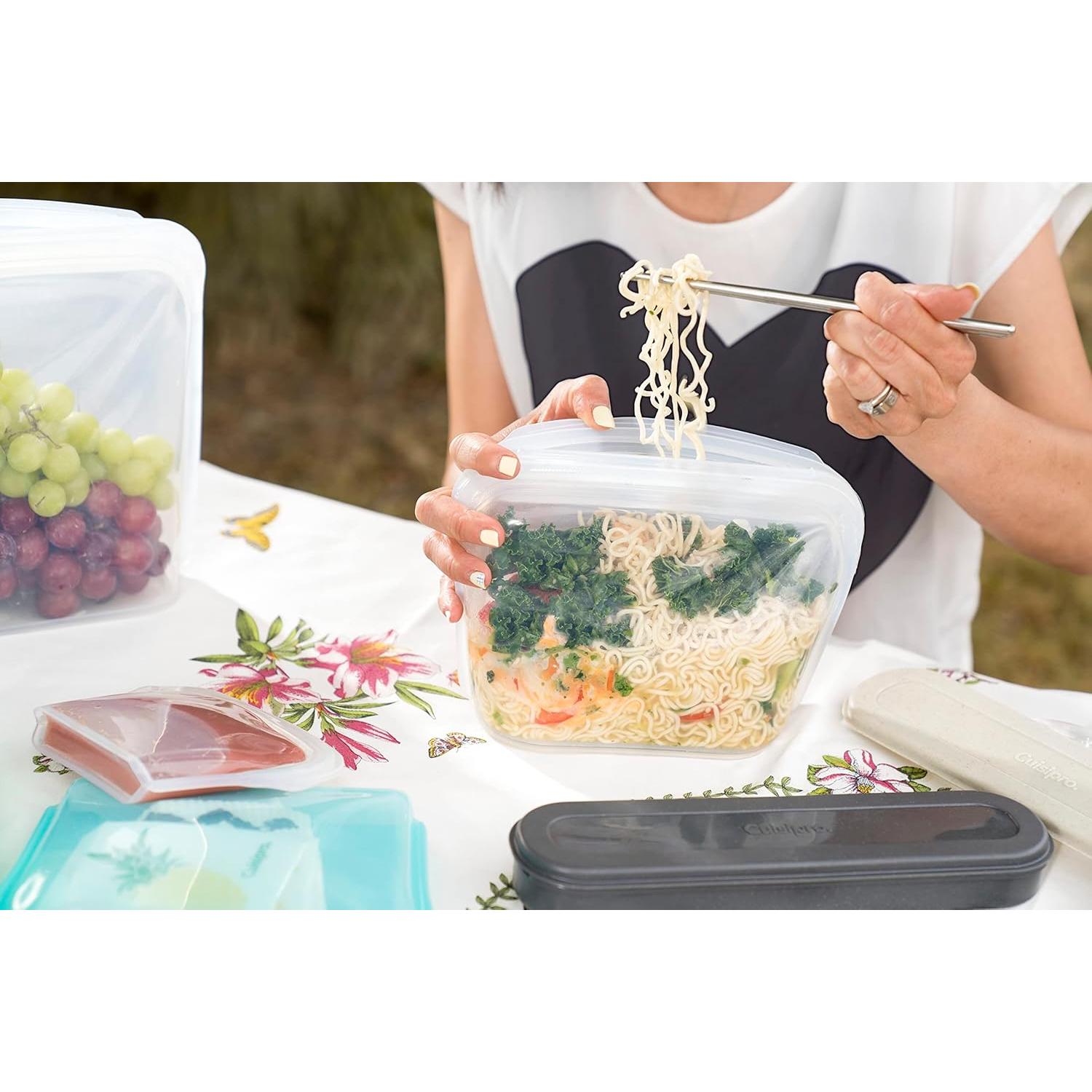 Bolsa de Silicona Reutilizable Cuisipro 1.24L Transparente