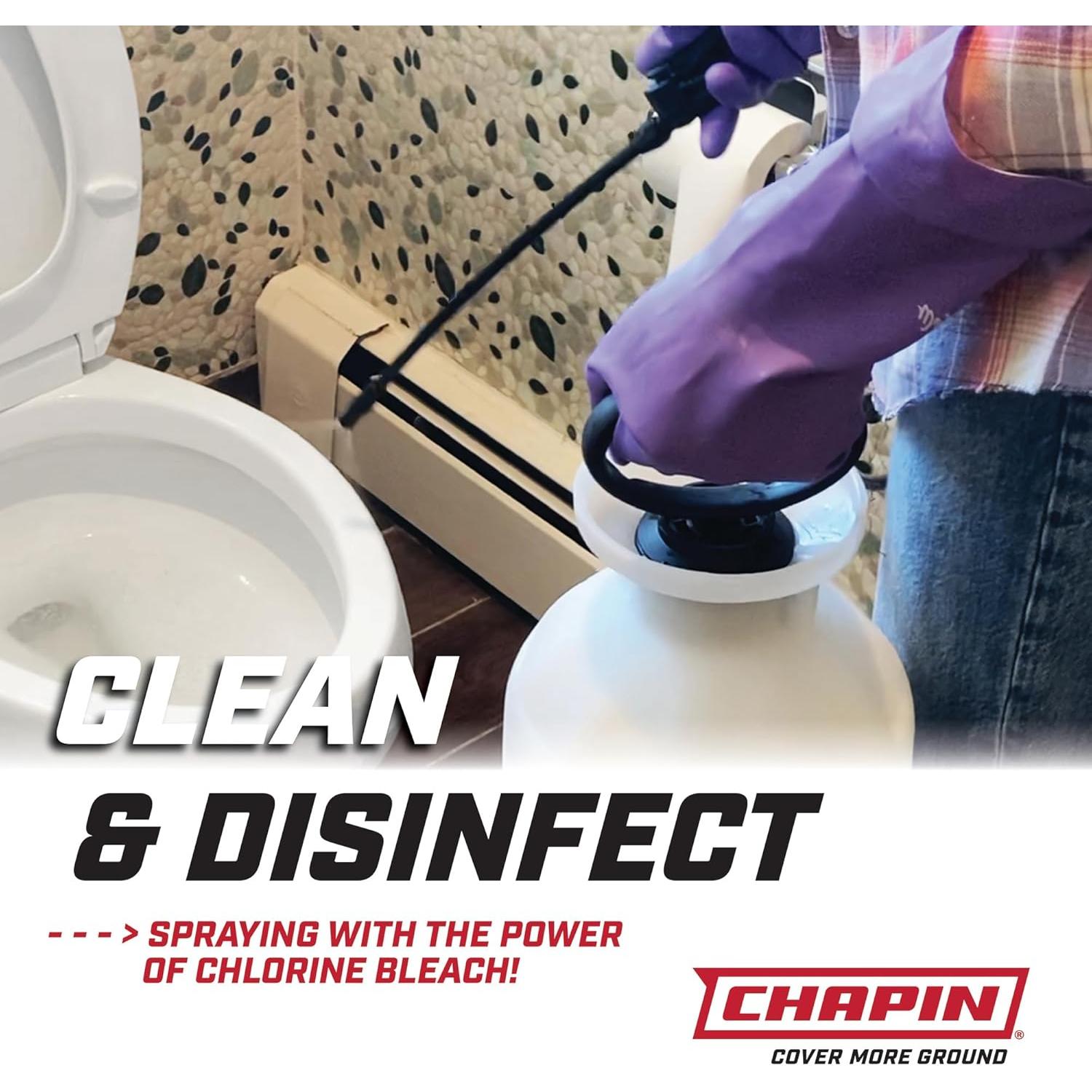 Pulverizador de Blanqueador Chapin 20075, 3.78 Litros, Ajustable