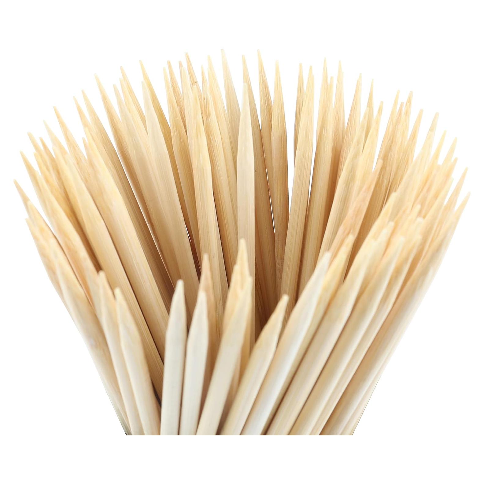 Pinchos de Bambú Natural DESIOLE 100 Pcs 15.24 cm para BBQ