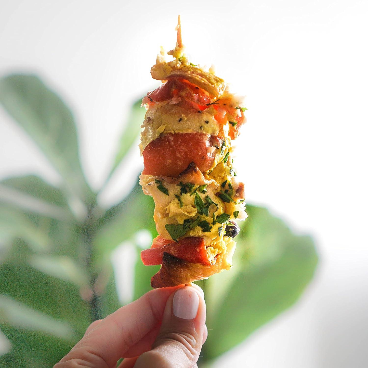 Pinchos de Bambú Natural DESIOLE 100 Pcs 15.24 cm para BBQ